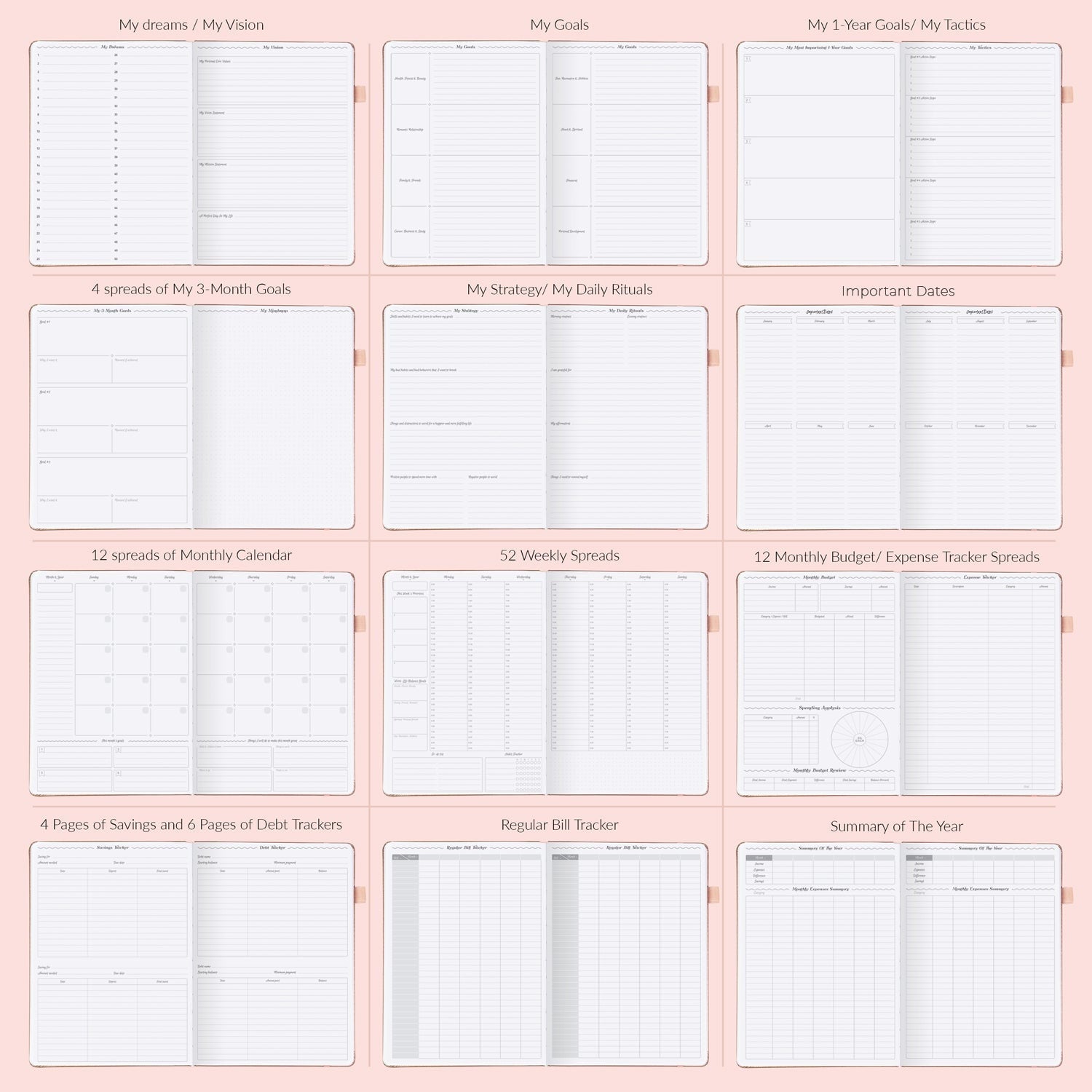 Pro Vertical Hourly Weekly Planner - Image 3