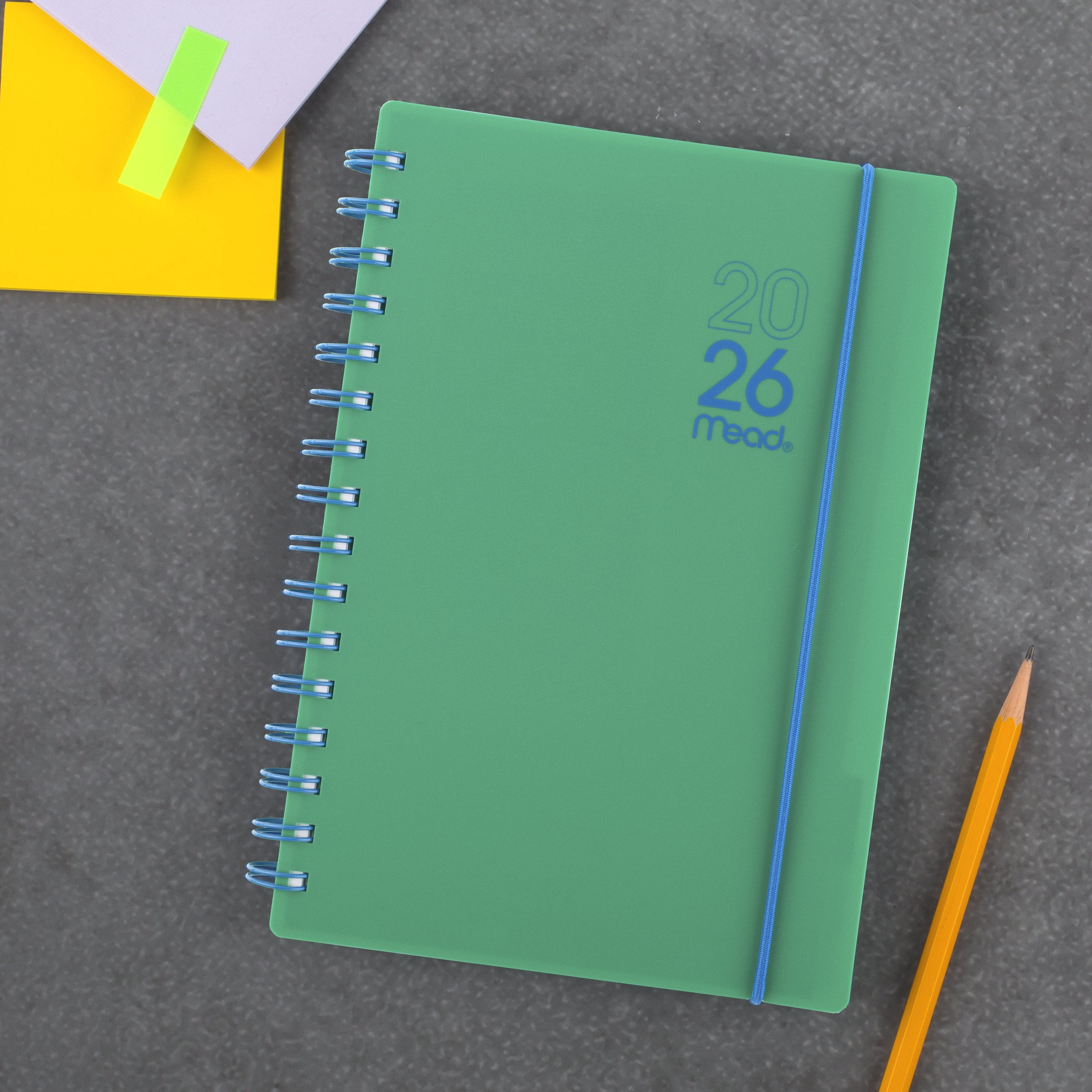 Color Pop 2026 Weekly Planner, Mystic Green, 5.5" x 8.5" - Image 5