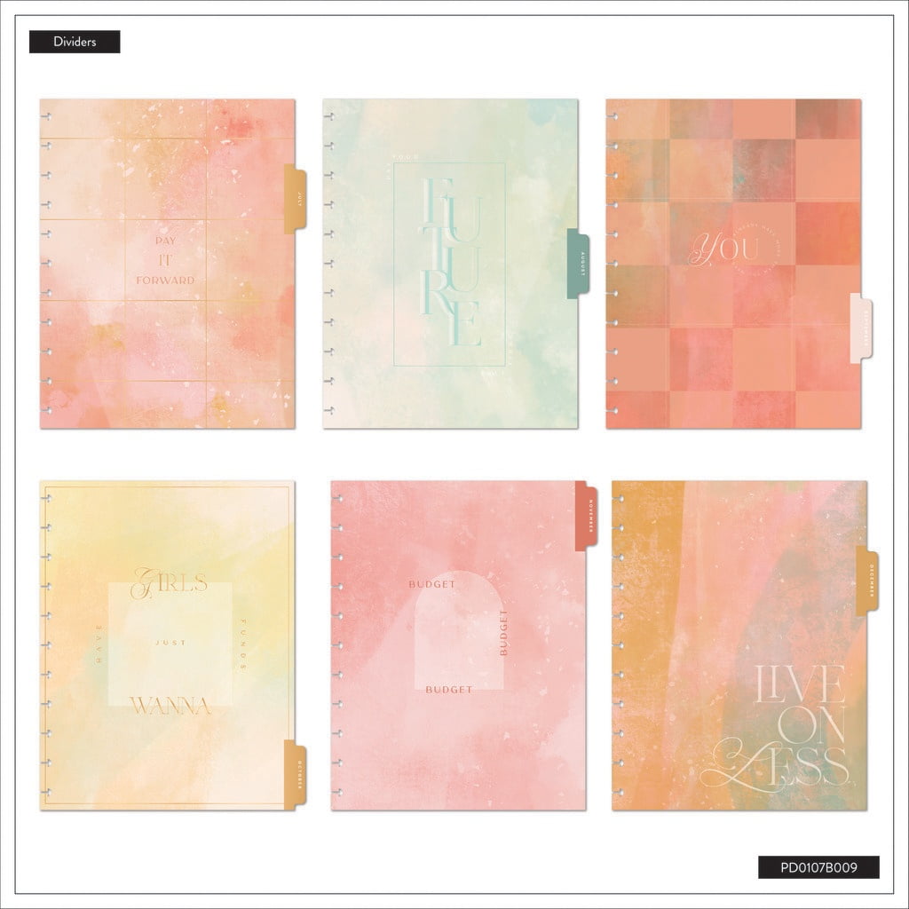 Big 12 Month Disc Bound Dated Planner-Textured Canvas Budget Jan '26 - Dec '26 - Image 6