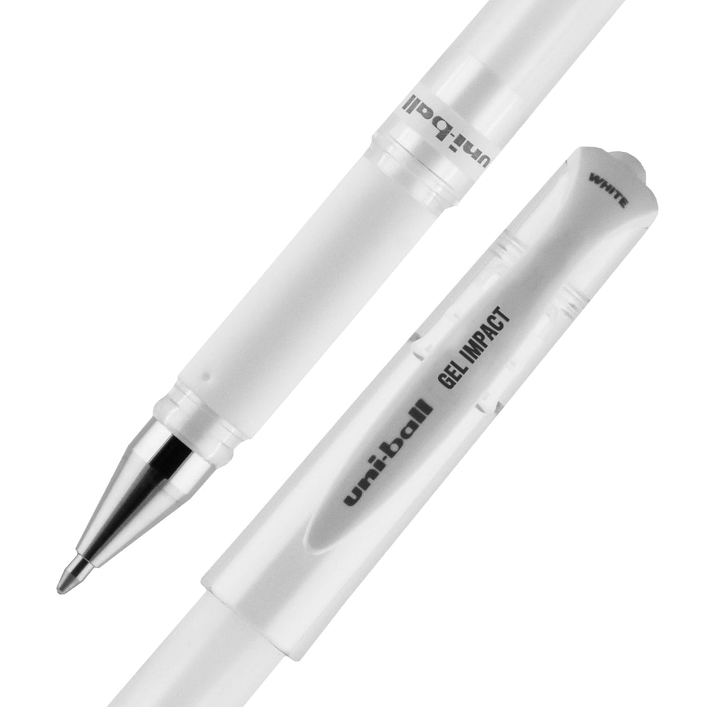 uniball™ Gel Impact Pens, Bold Point (1.0mm), Assorted Metallic, 3 Pack WTU - Image 2