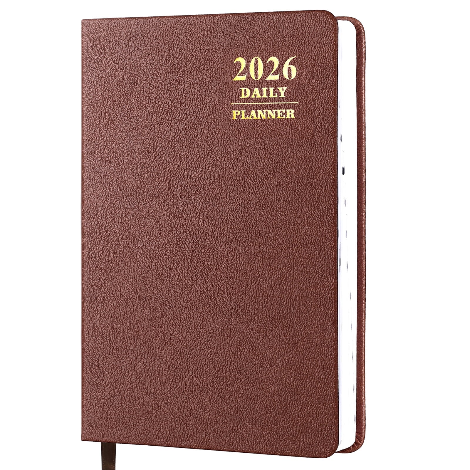 2026 Daily Hourly Planner 5.7"x 8.3" - One Page a Day (12 Month),Hardcover A5 Weekly Monthly Diary Planner Agenda Not... - Image 4