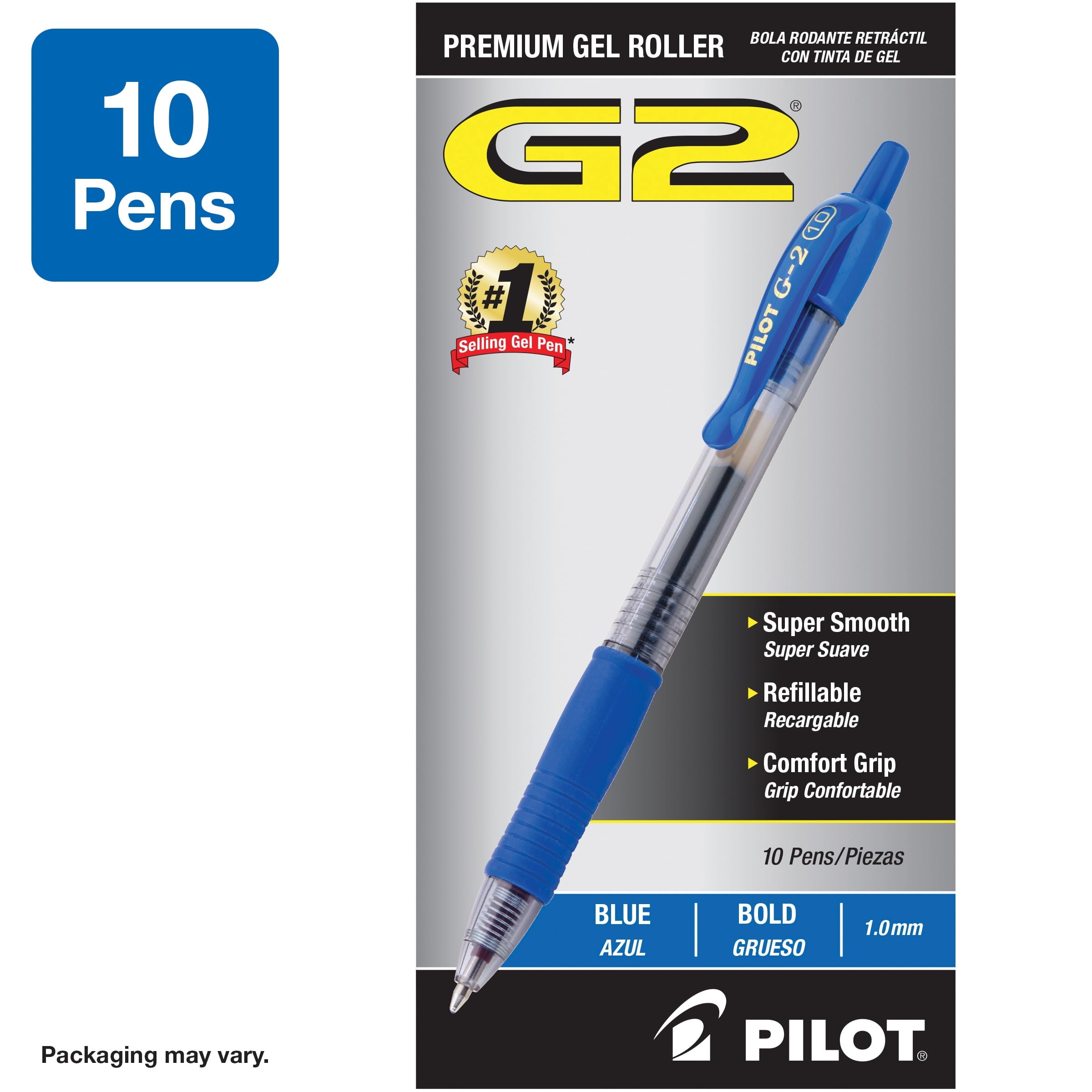 Gel Ink Pens, Bold Point (1.0mm), Blue, 10 Count - Image 5