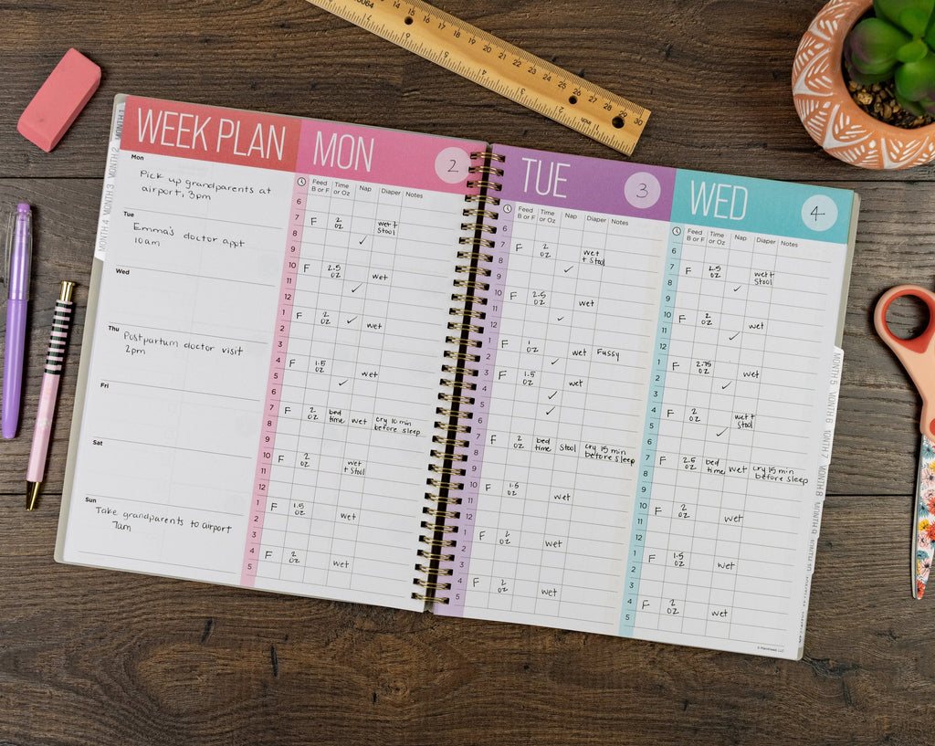 Parent Planner Large Monthly Weekly (9" x 11") Animals 12 Month Undated - Image 6
