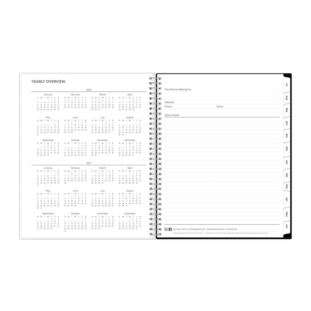 Blue Sky Monthly Weekly Planner, 8.5" x 11", Animal Print 15-Month (April 2026 - June 2027) - Image 6