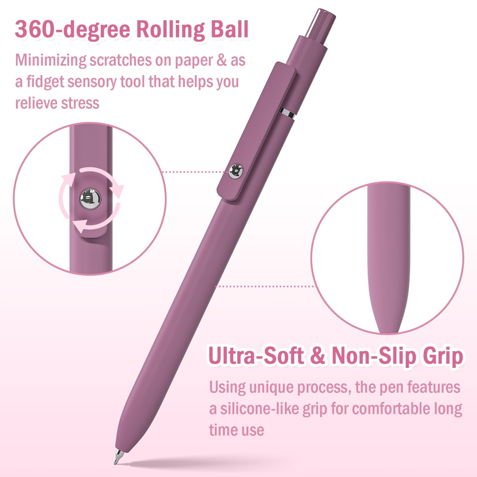10 pcs Black Ink 0.5mm Fine Point Pen Set, Quick-drying Smooth Writing Aesthetic Journal for Women, Pretty for Home, ... - Image 6