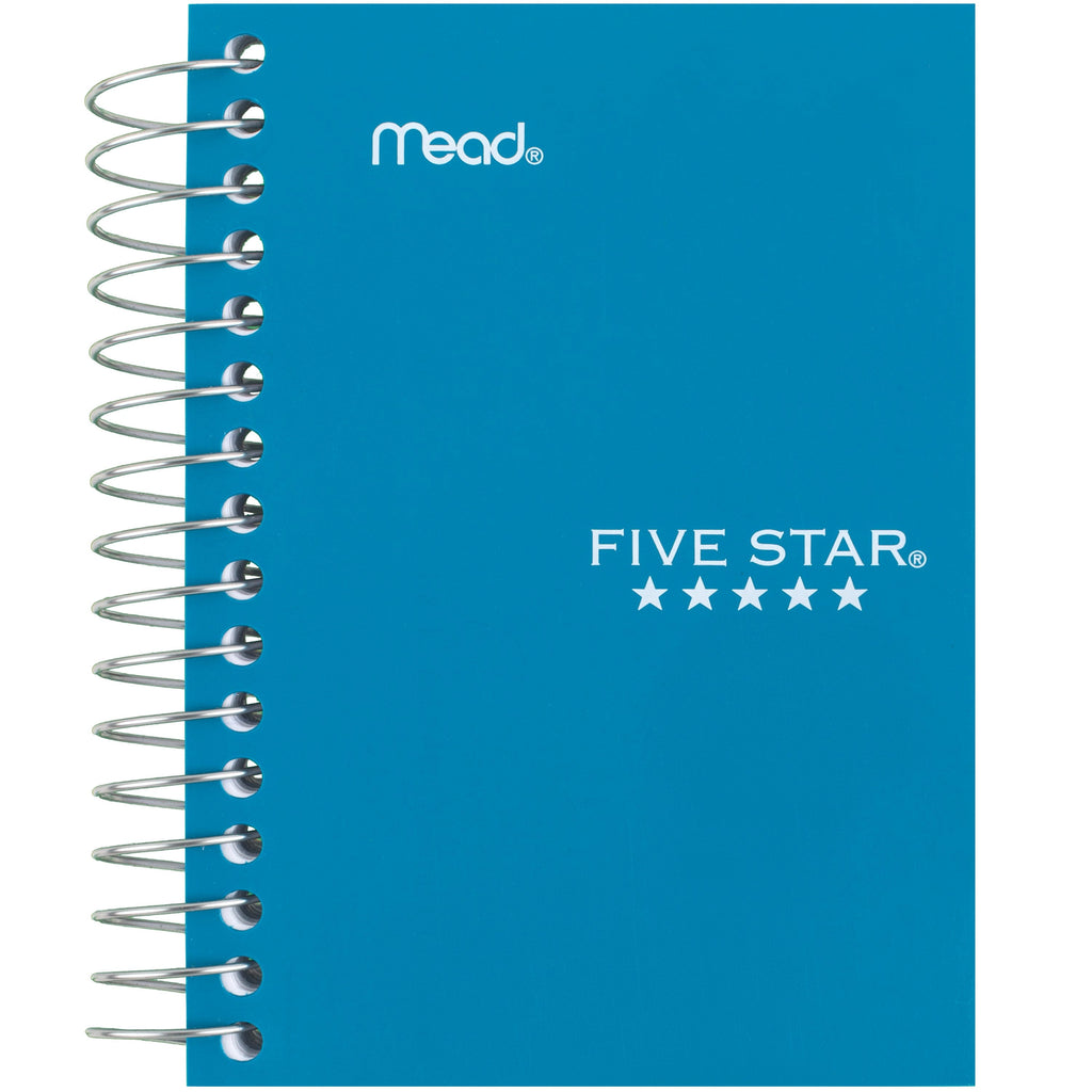 Lil' Spiral Notebook College Ruled, 3.5" x 5.5", Tidewater Blue, Poly, Spiral, 200 Sheets - Image 6
