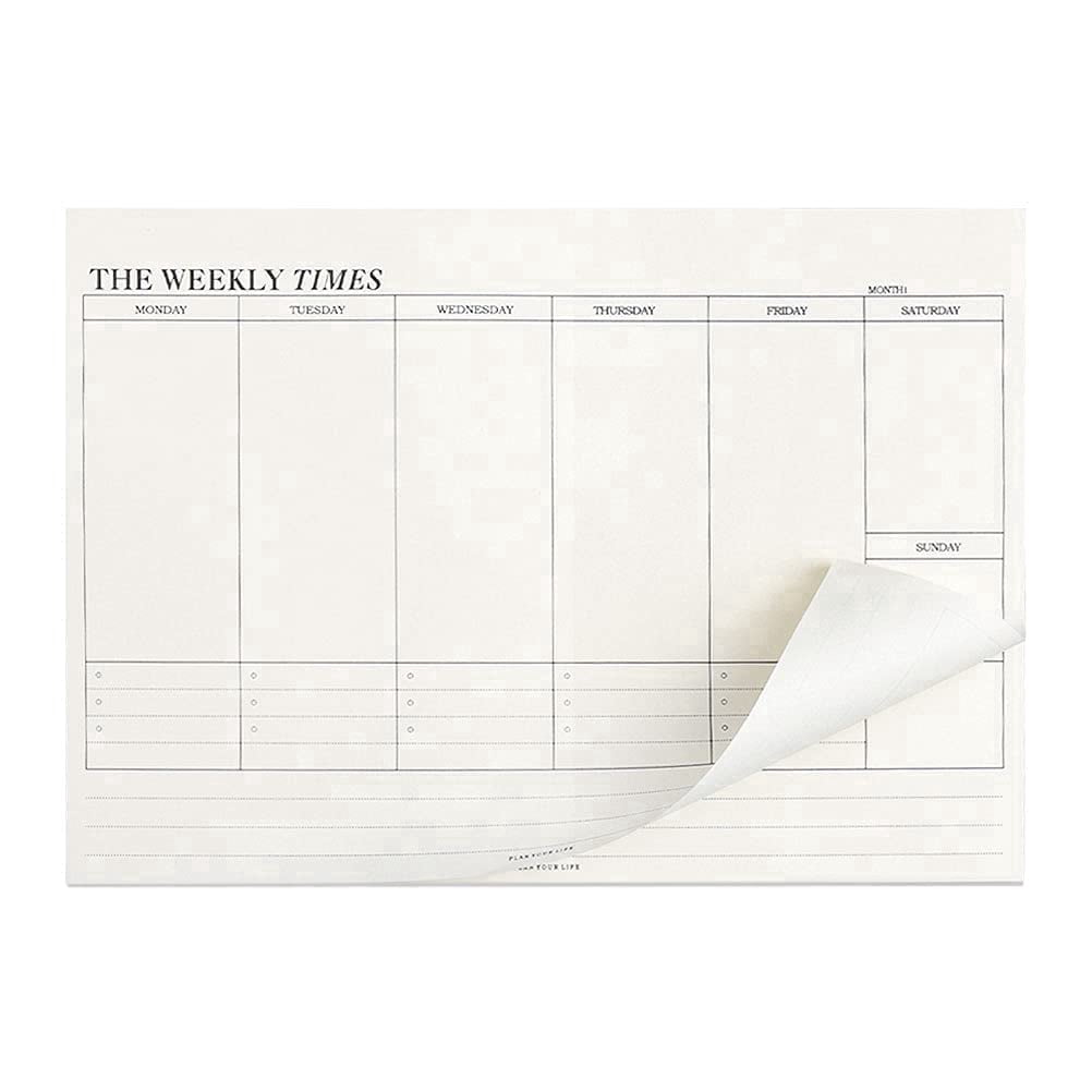 65 Pad, Undated 6.9x9.6'' Planner Notepad, Tear Off To-Do List Notepad, Organizer for Students, Office Supplie for Wo...