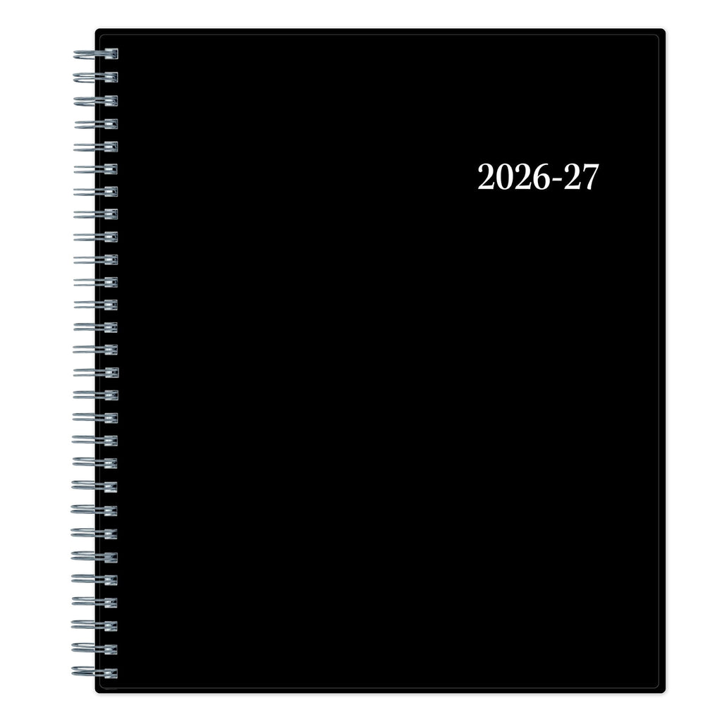 2027 18 Month Monthly Planner Calendar, July 2026 - December 2027, 8" x 10", Monthly Layout, Flexible Cover, Silver W... - Image 2