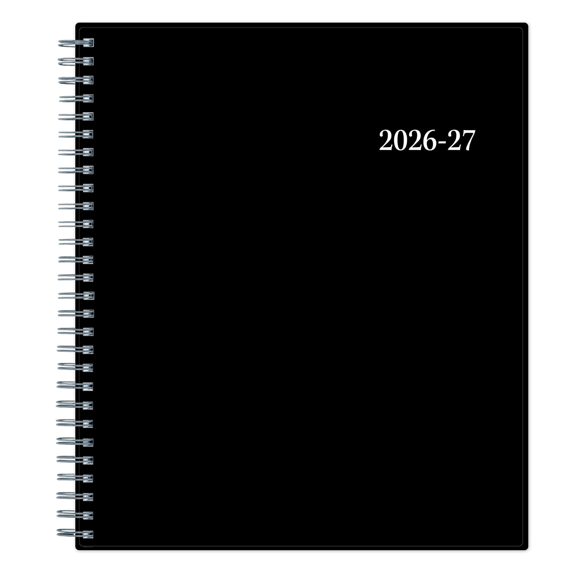 2027 18 Month Monthly Planner Calendar, July 2026 - December 2027, 8" x 10", Monthly Layout, Flexible Cover, Silver W... - Image 2