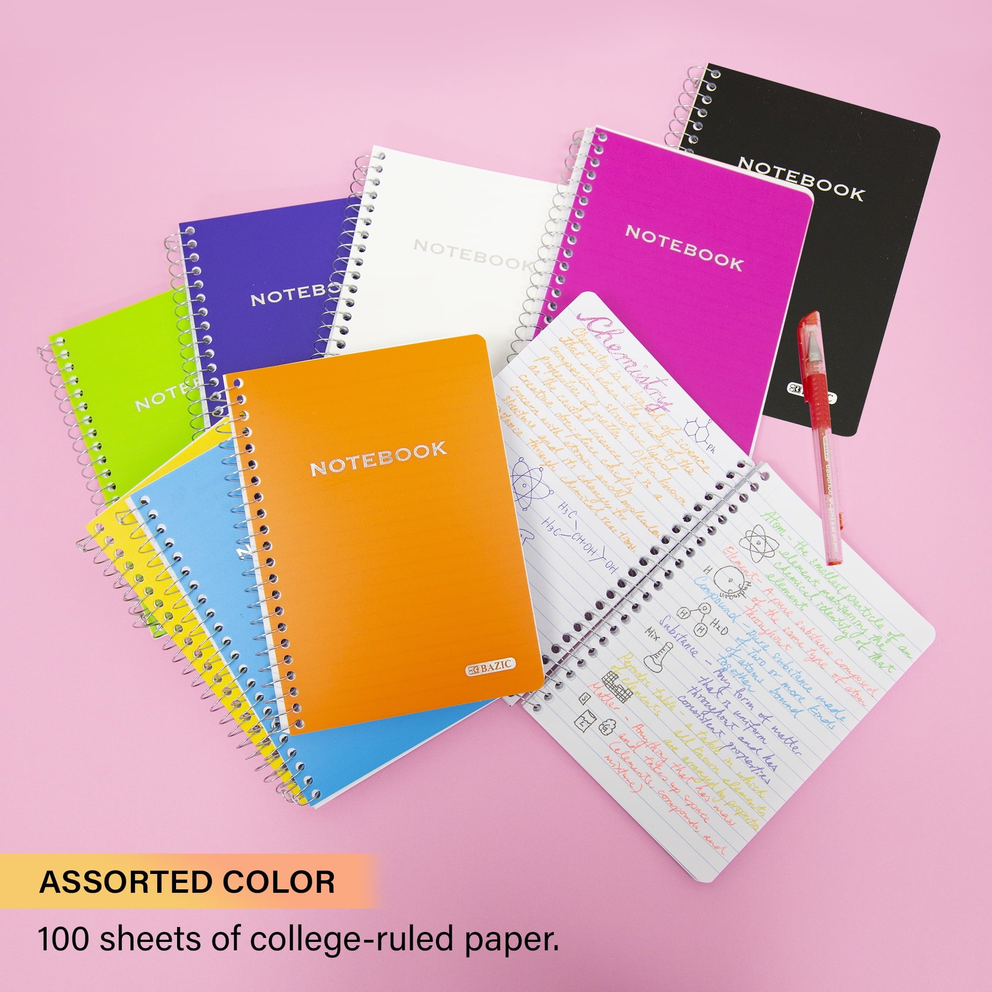 Notebook Spiral Poly Cover 5" X 7" 100 Ct. [5476] - Image 3