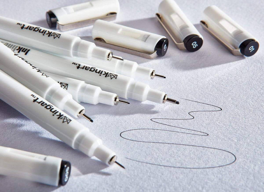 Inkline/Graphic Fine Line Drawing Pens Set – 10 Assorted Sizes, Archival Black Ink Art Illustration and Sketching - Image 6