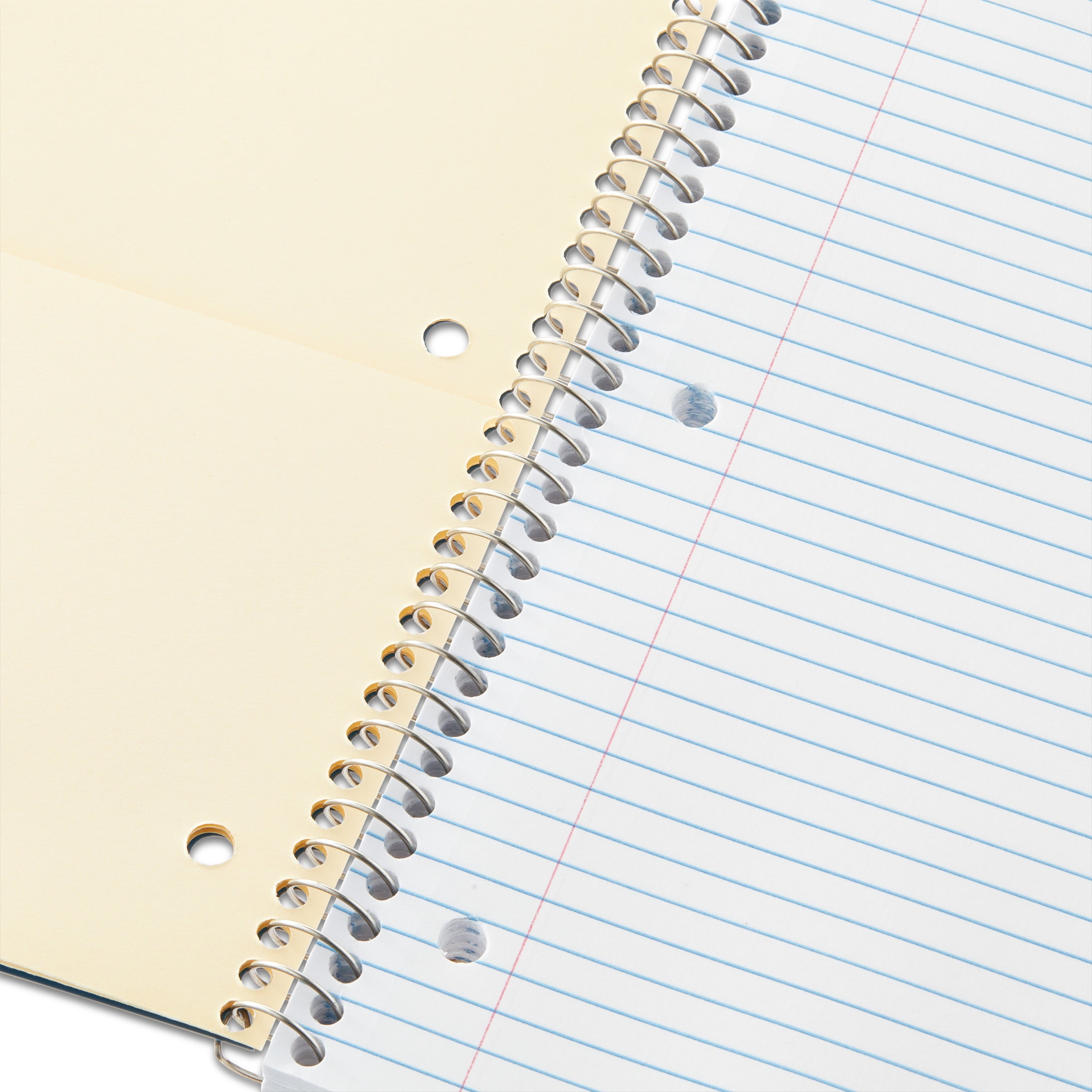 (2 pack) Wide Ruled 3-Subject Poly Notebook, Black, 8.5" x 10.5", 120 Sheets - Image 5