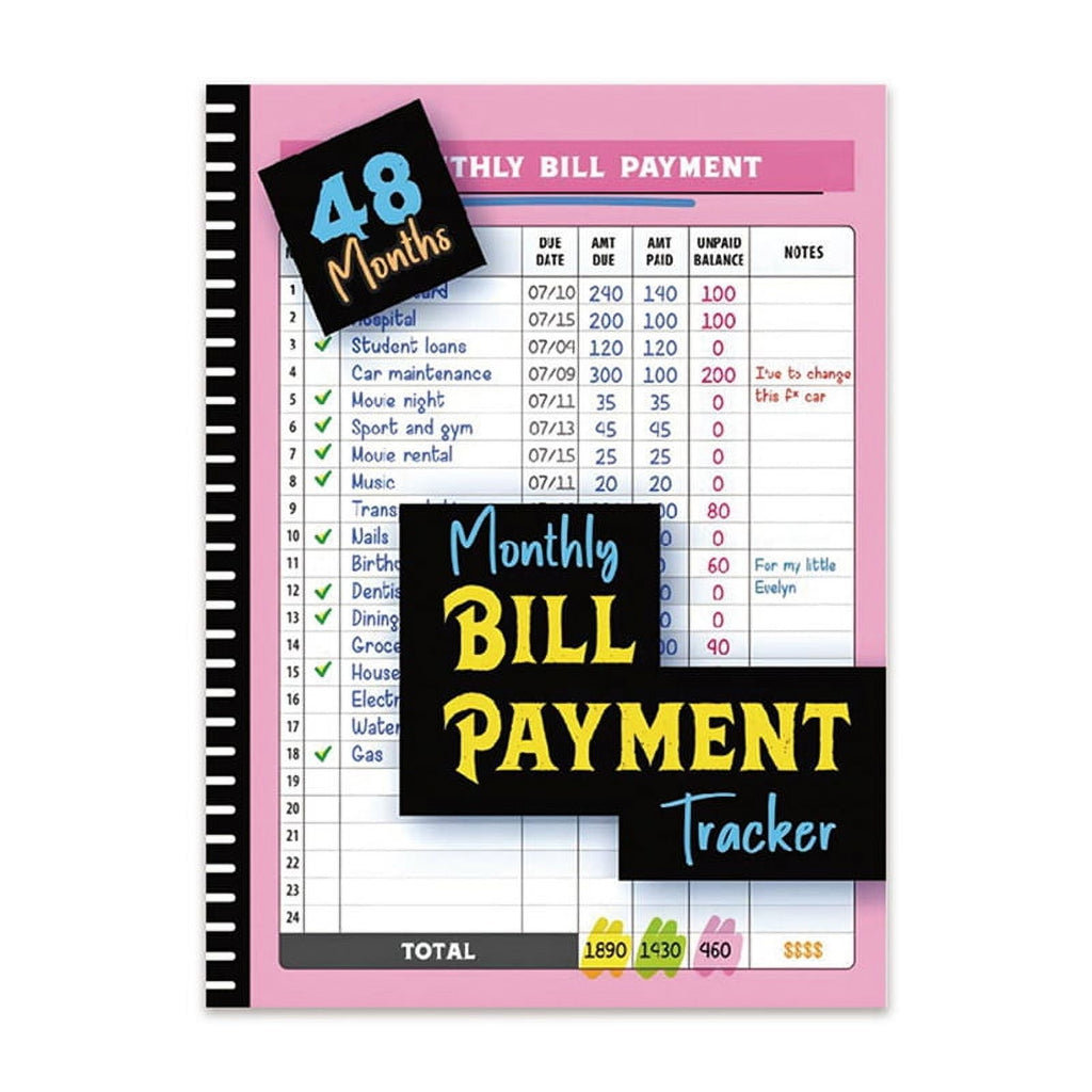 Tracker 48 Months Expense and Tracker with Calendar & Debt Payoff Planner - Image 6