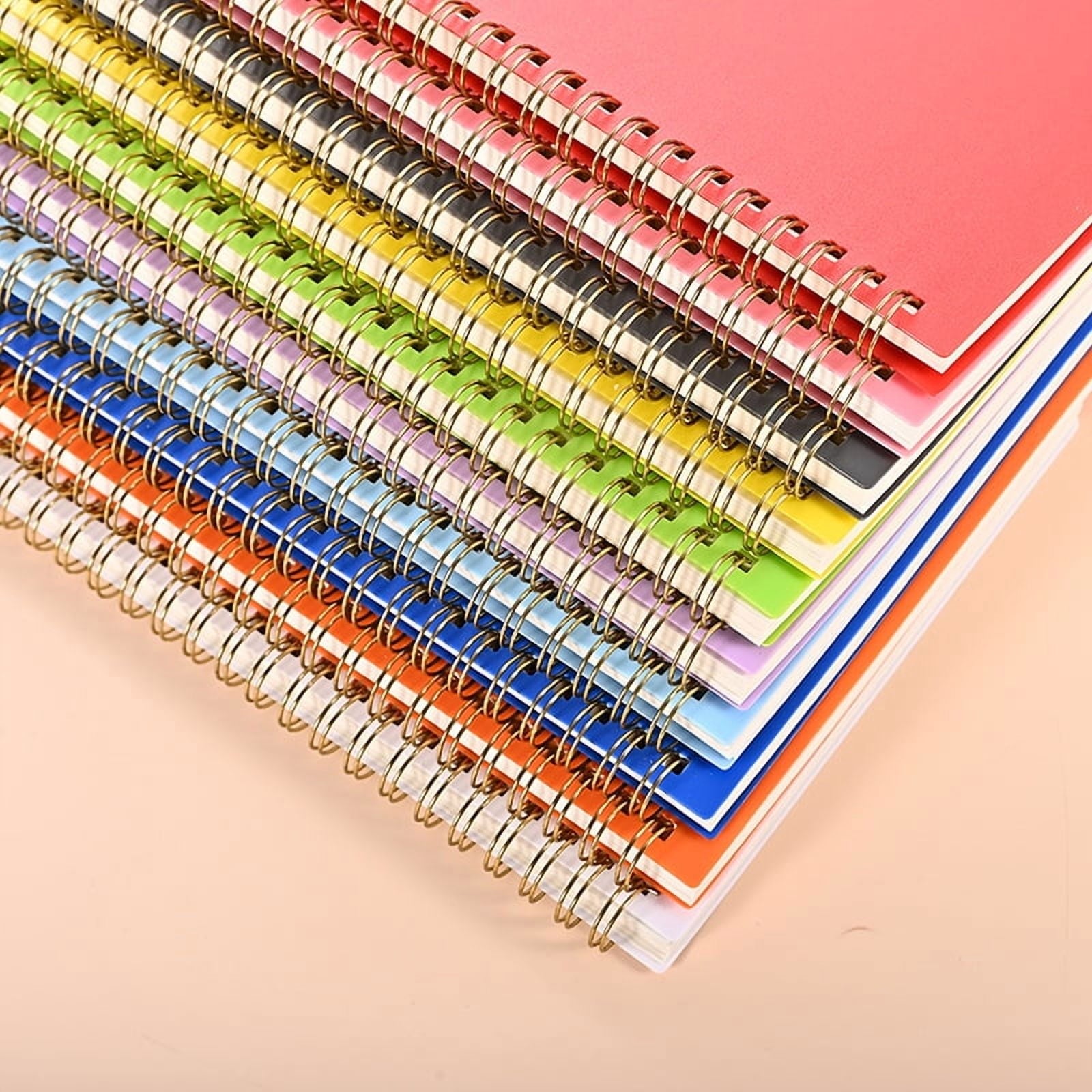 c 3 Pack Spiral Notebook - B5 Lined Cute Notebook Inches Plastic Waterproof Cover, 60 Sheets/120 Pages - Journals for... - Image 3