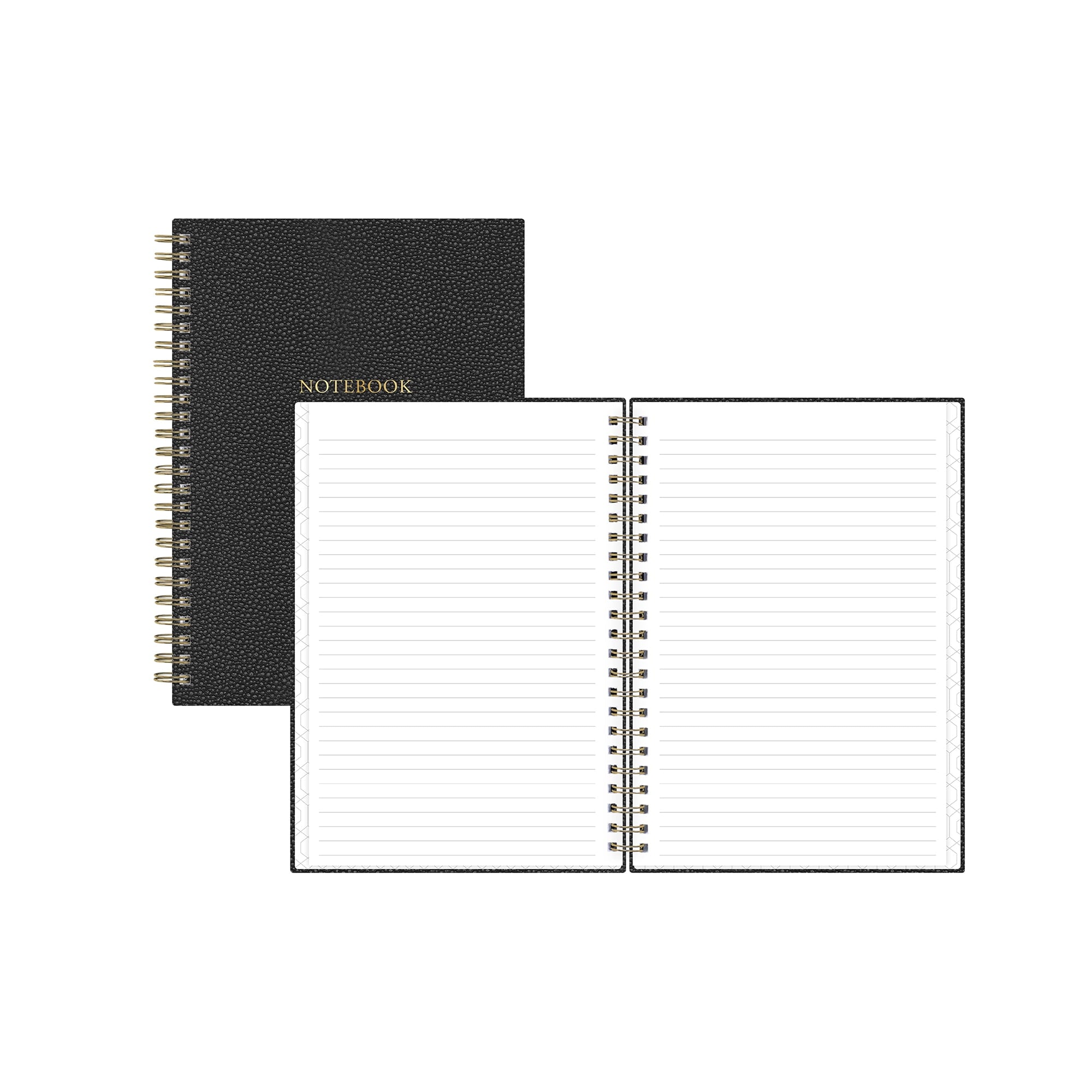 Pebble Beach Charcoal, 5.75x8.5, Wirebound Notebook - Image 4