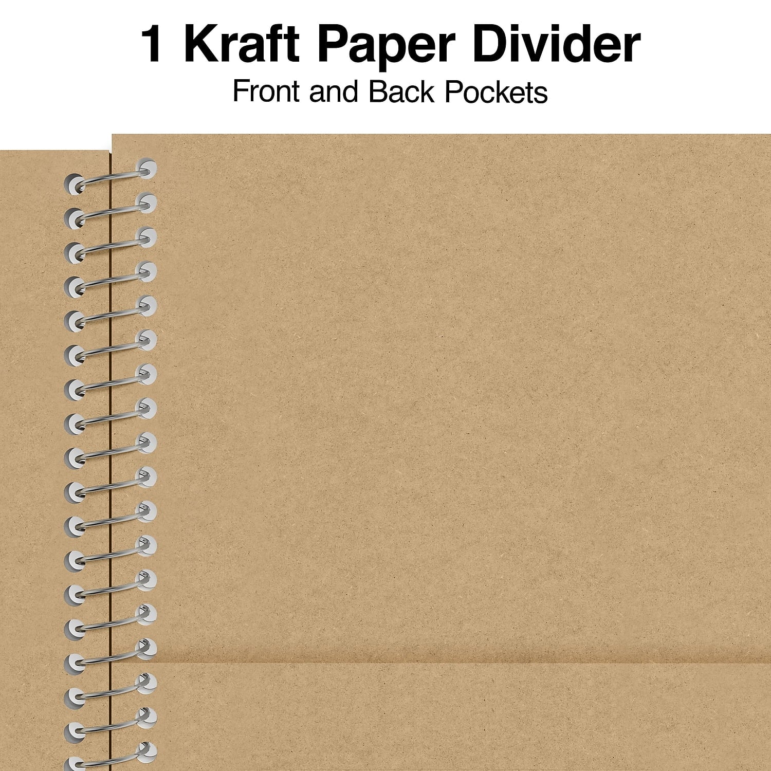 Premium 1-Subject Notebook 5.875" x 9" College Ruled 100 Sheets Brown 3/Pack - Image 4
