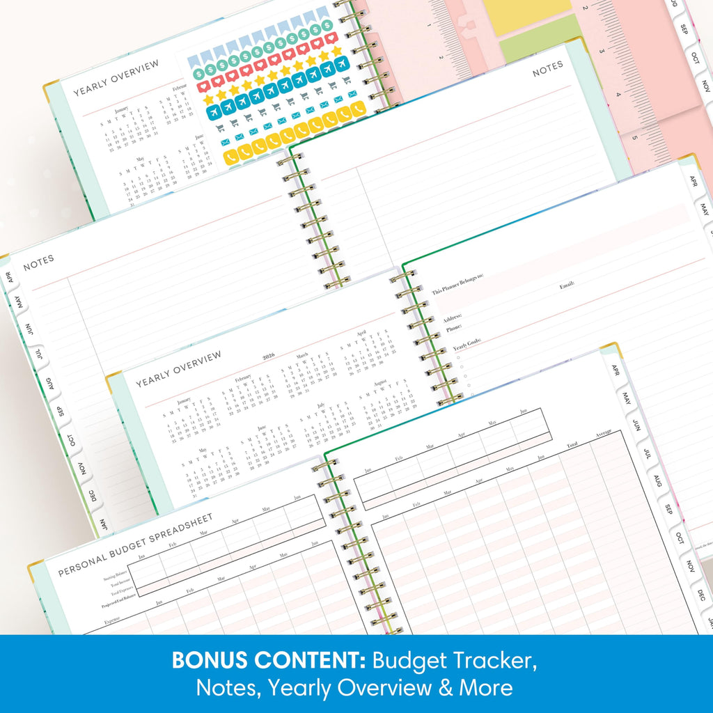 Blue Sky 15 Month 2026-2027 Weekly and Monthly Academic Year Planner Calendar, April 2026 - June 2027, 8.5" x 11", Hard Cover, Storage Pocke - Image 5