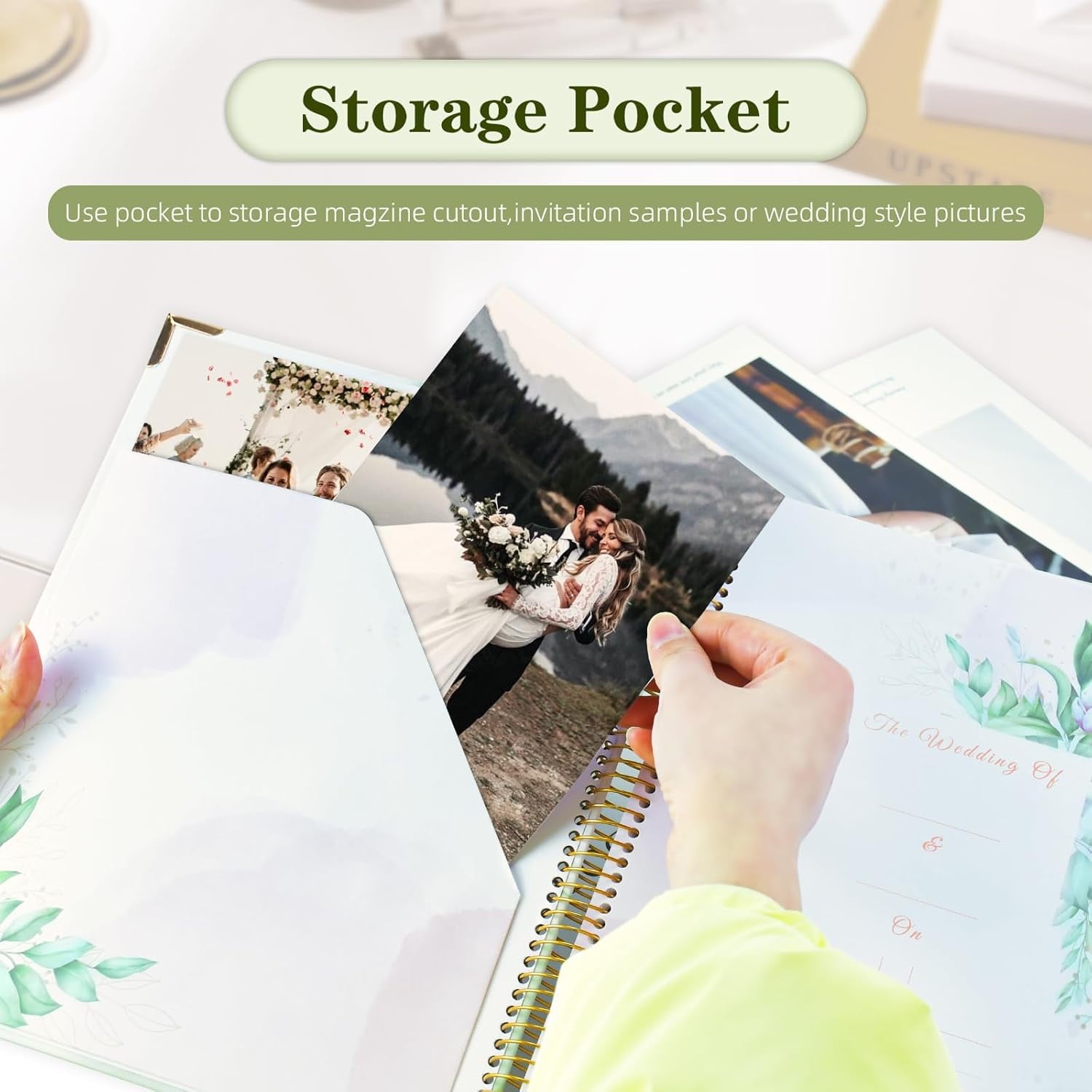 for Bride, Planning Book and Organizer Notebook with Stickers, Checklists & Calendars for Engaged Couples - Image 4