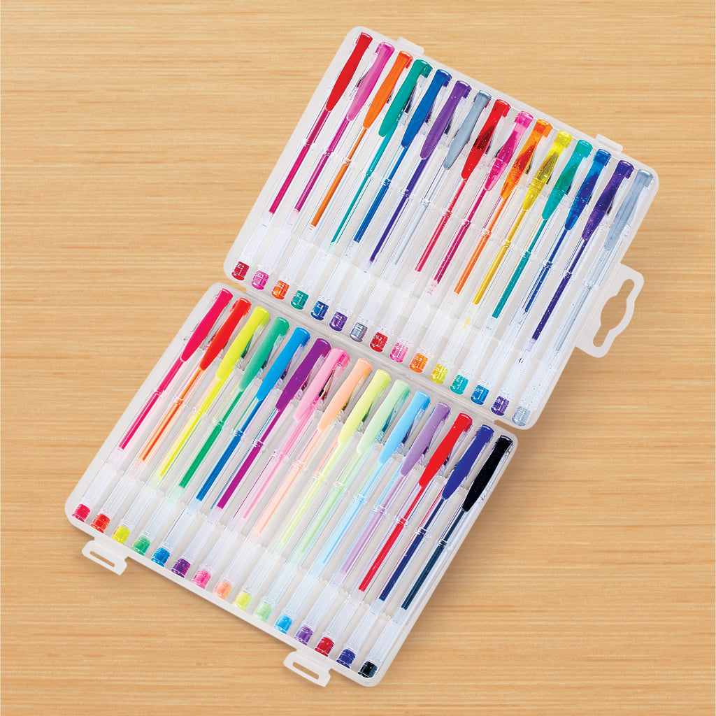 30 PC GEL PEN SET IN PLASTIC CASE - Image 3