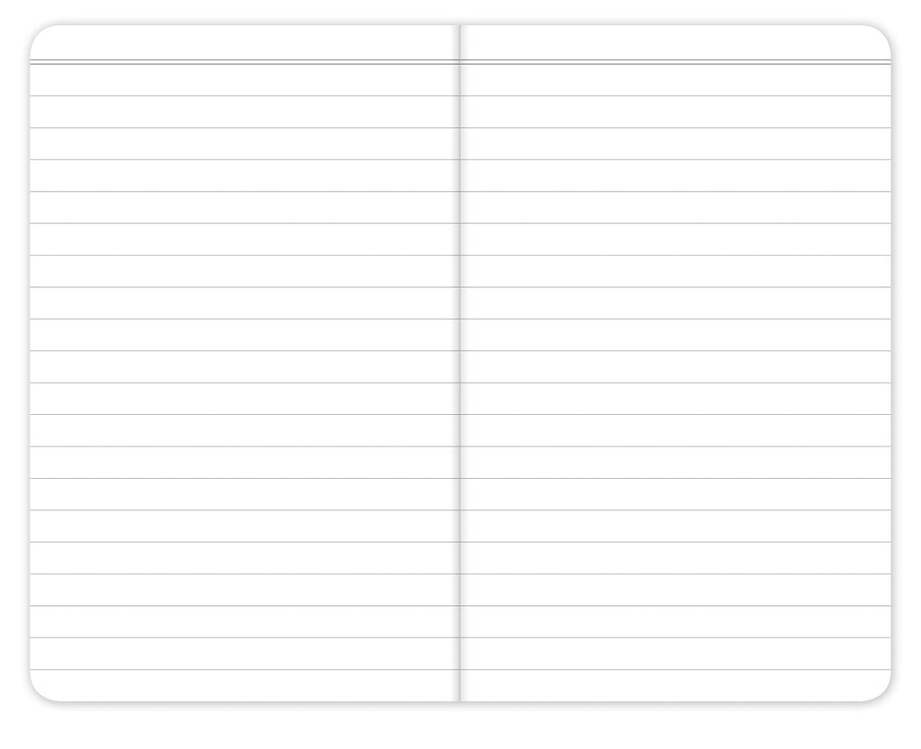 Elan Publishing Company Field Notebook  / Pocket Journal - 3.5"x5.5" - Orange - Lined Memo Book - Pack of 5 - ELAN-FN-003C - Image 3