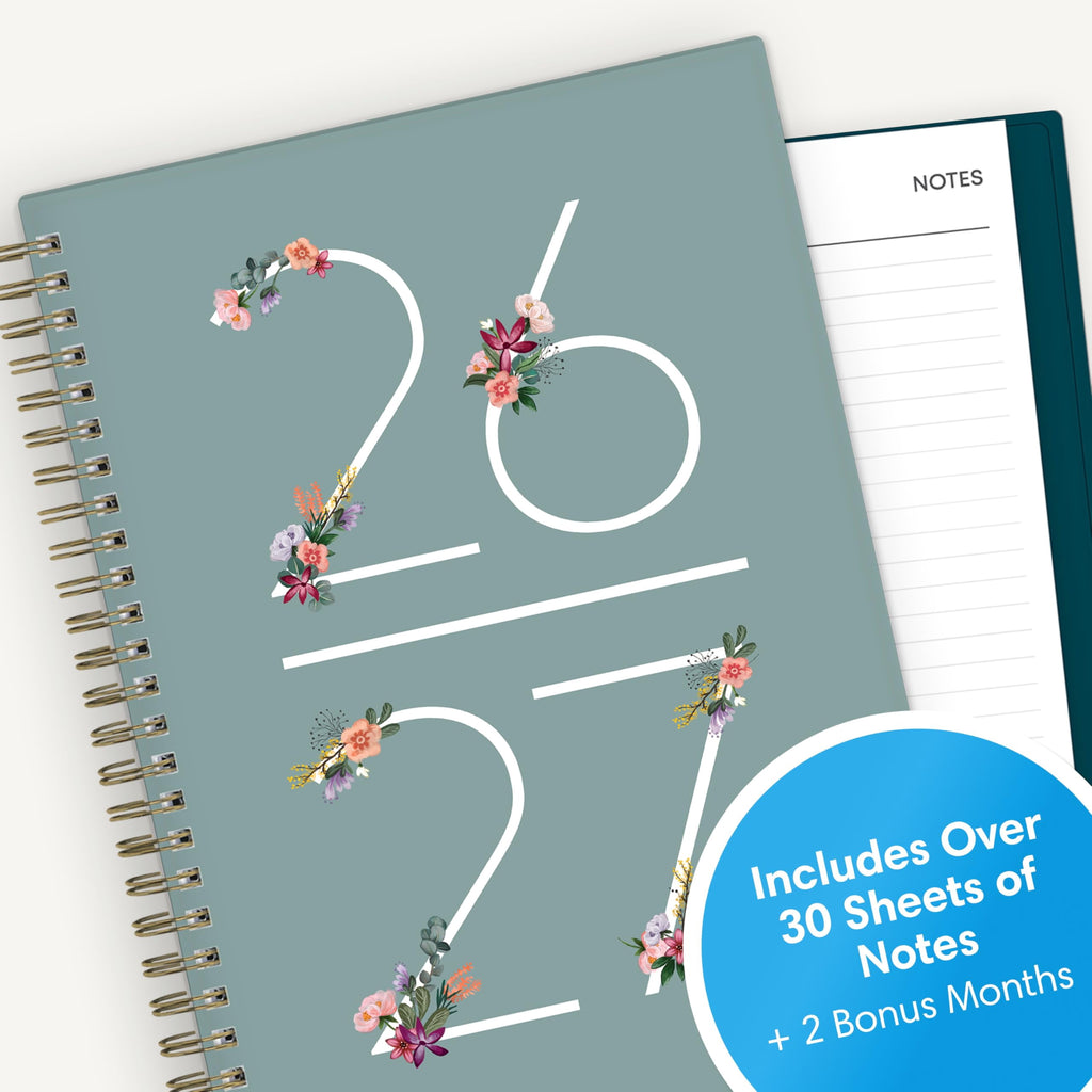 Blue Sky 2026-2027 Weekly and Monthly Academic Year Planner Calendar, July 2026 - June 2027, 5.875" x 8.625", Flexible Cover, Wirebound, Lam - Image 6
