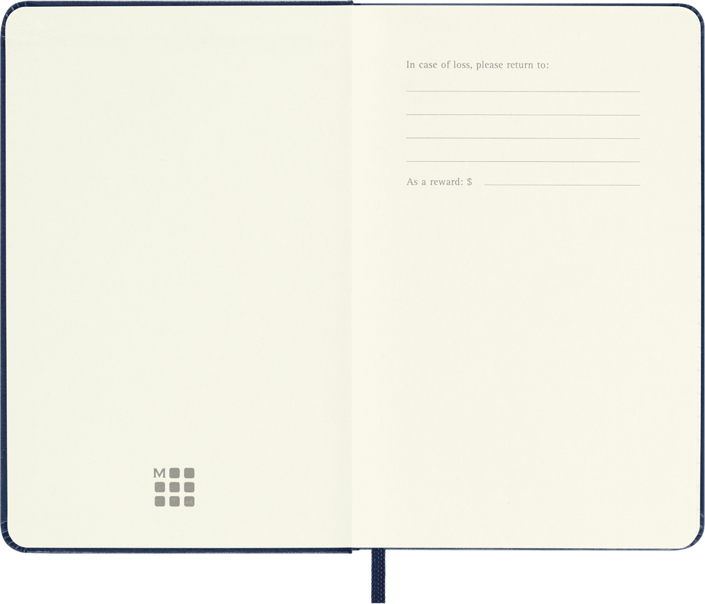 Moleskine Classic Notebook, Hard Cover, Ruled, Pocket (3.5" x 5.5"), Sapphire Blue - Image 3
