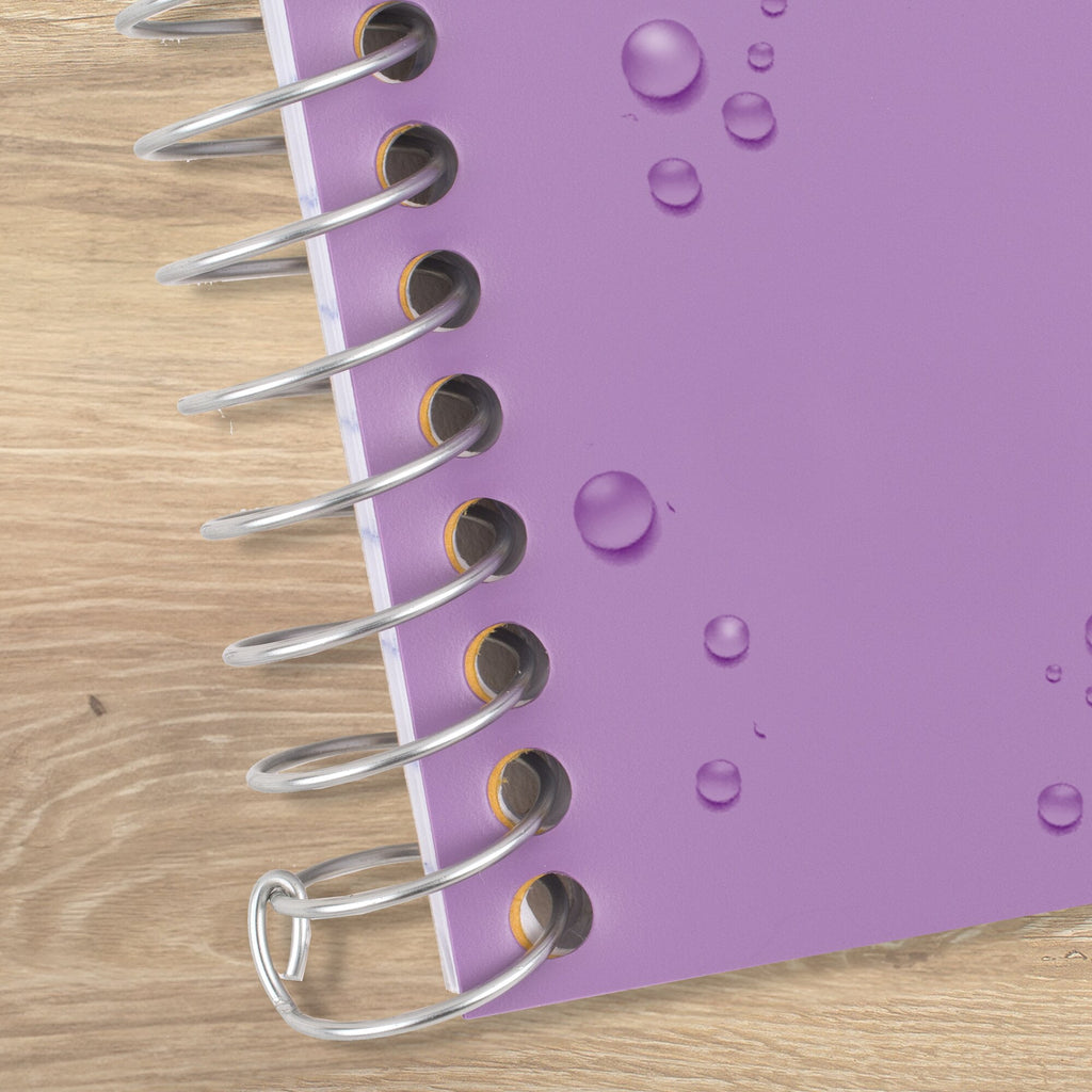 Notebook, 2 Subject, College Ruled, 6" x 9.5", Amethyst Purple - Image 4