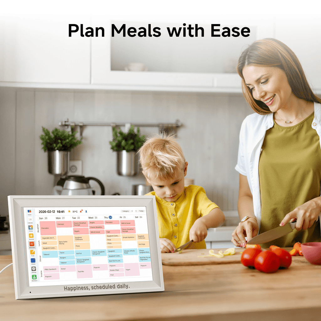 Callsky 15.6-inch Smart Digital Calendar & 1080p Photo Frame, Wall Mount Family Schedule Organizer, Mother's Day Gift for Mom - Image 2