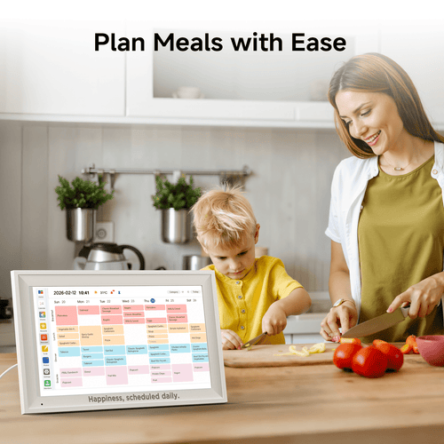 Callsky 15.6-inch Smart Digital Calendar & 1080p Photo Frame, Wall Mount Family Schedule Organizer, Mother's Day Gift for Mom - Image 2