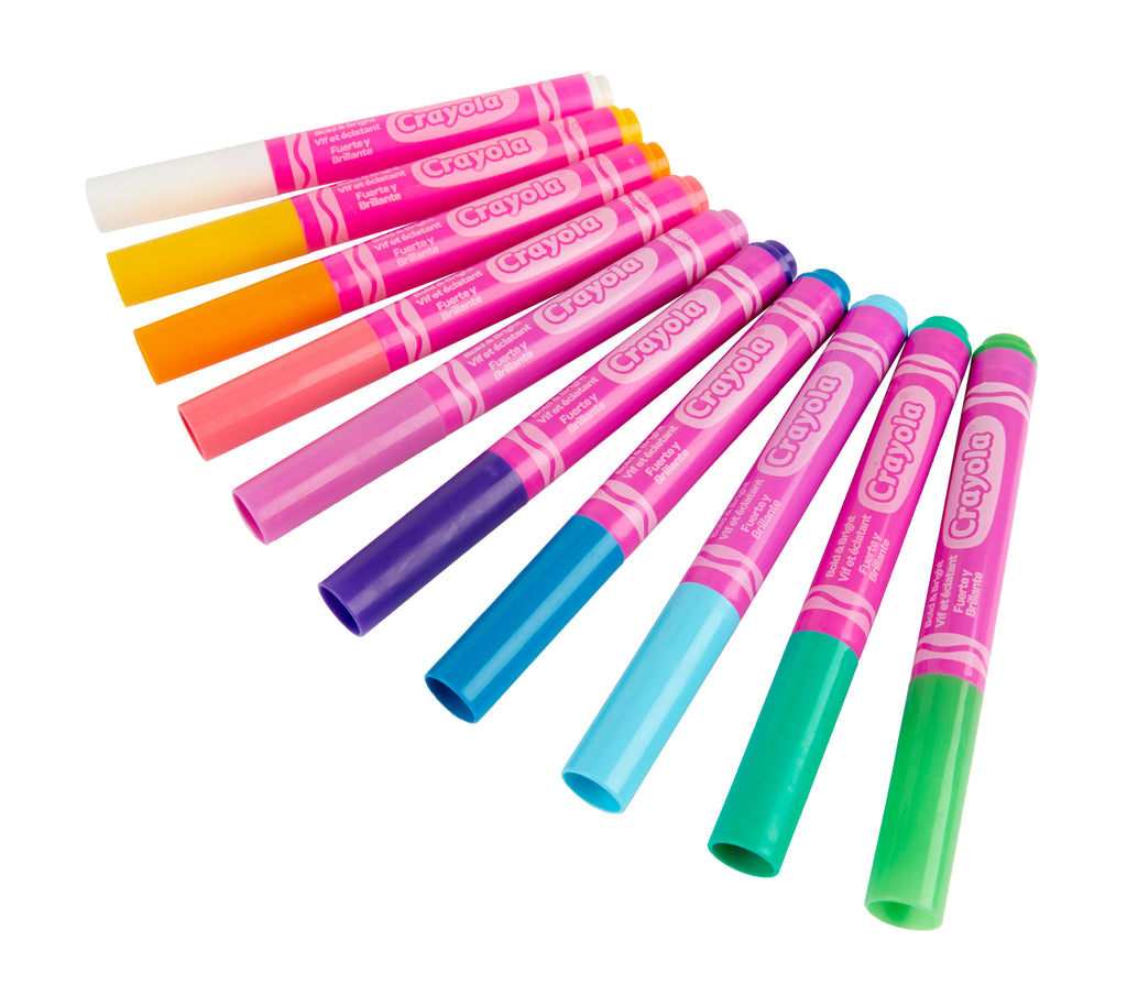 Broad Line Markers, 10 Ct Bold & Bright, School Supplies for Teachers and Kids - Image 4