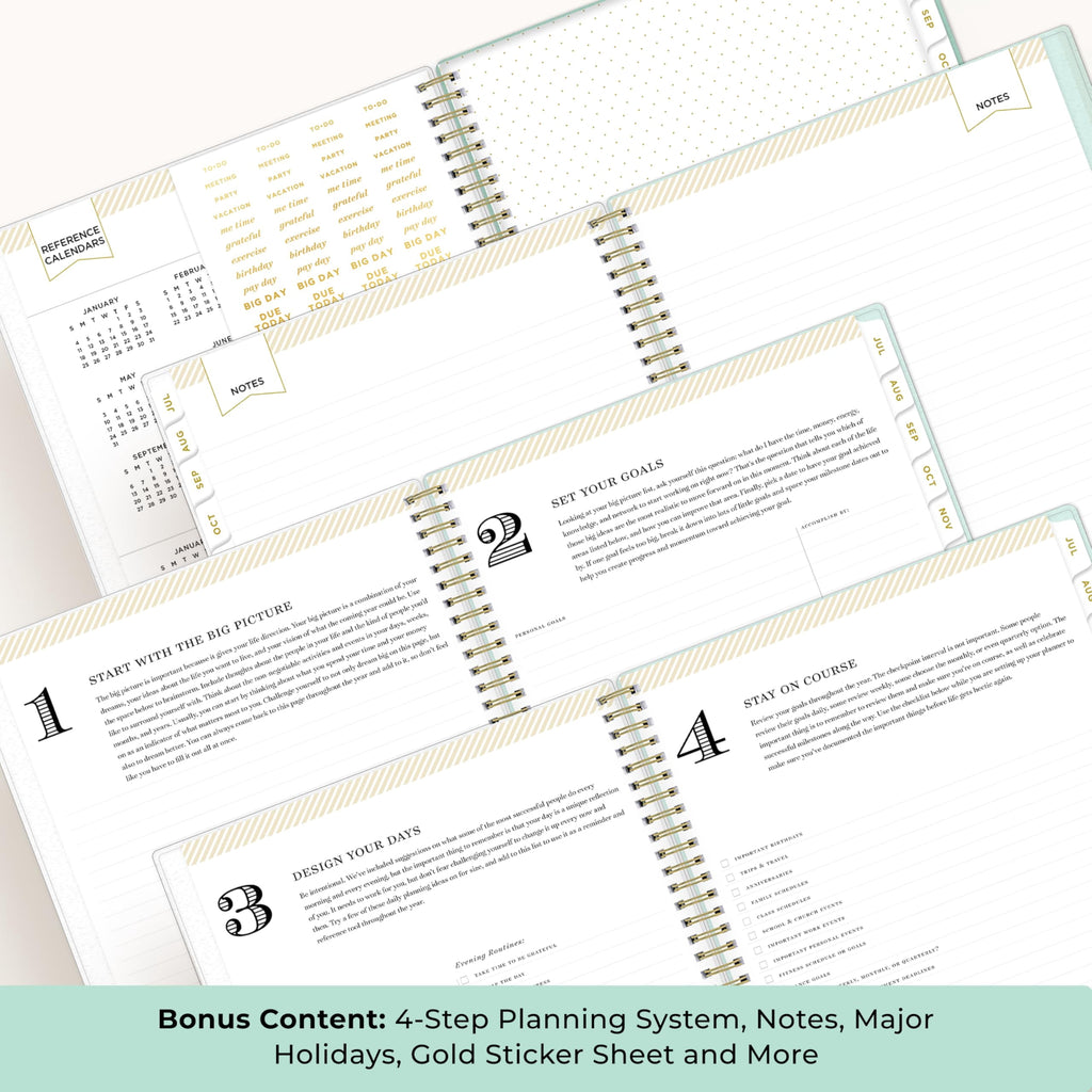 2026-2027 Weekly and Monthly Academic Year Planner Calendar, July 2026 - June 2027, 8.5" x 11", Flexible Cover, Lamin... - Image 5