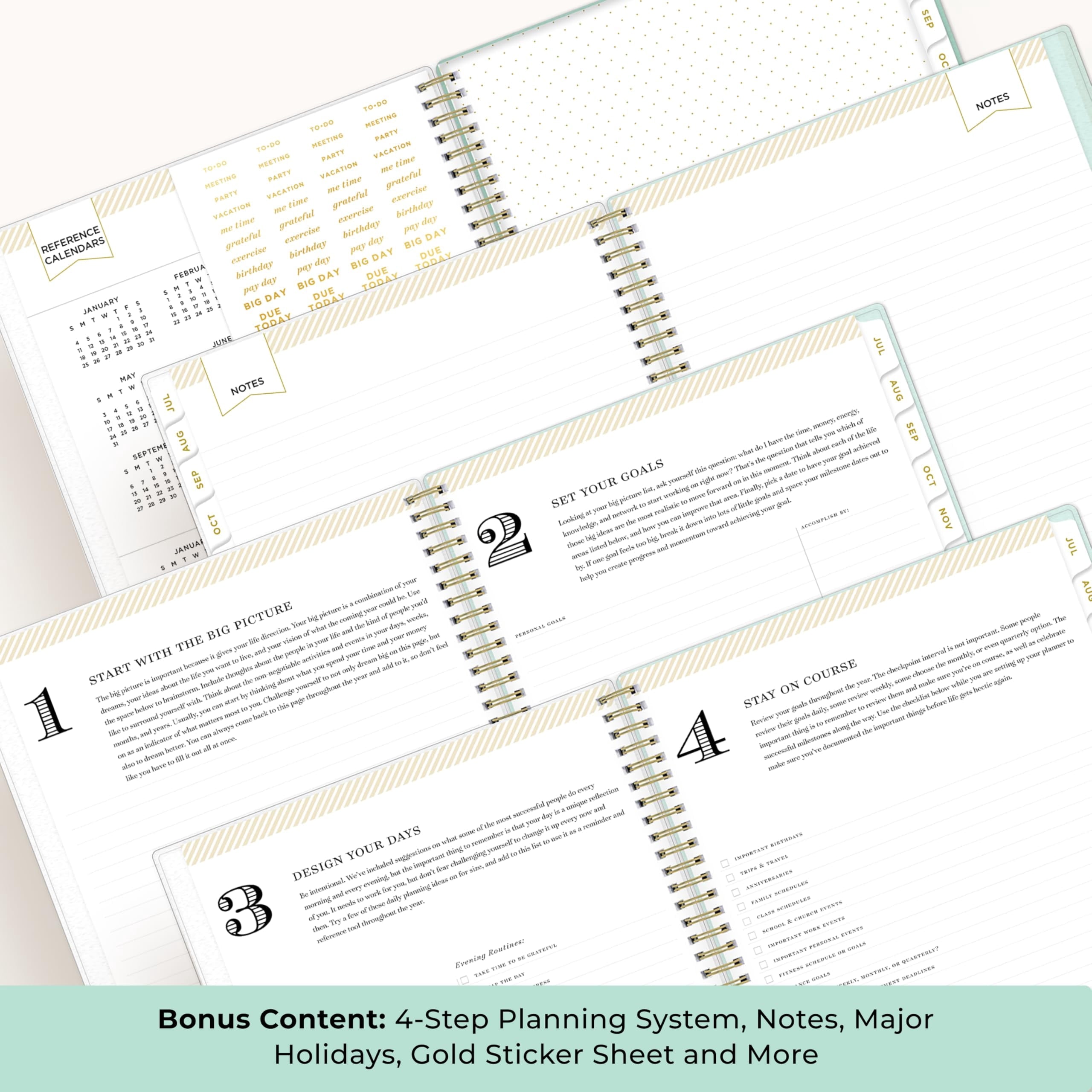 2026-2027 Weekly and Monthly Academic Year Planner Calendar, July 2026 - June 2027, 8.5" x 11", Flexible Cover, Lamin... - Image 5
