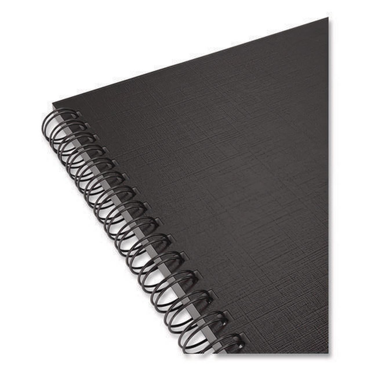 Medium Soft Cover Meeting Notebook Blk - Image 6
