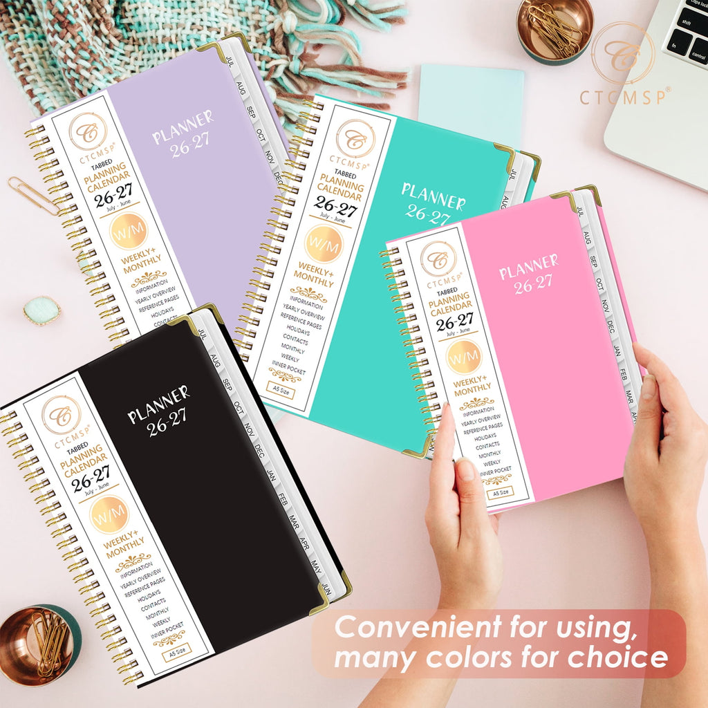 2026-2027 Planner Academic Planner Calendar Notebook(Jul.2026-Jun.2027,6.3"x8.5")Weekly Monthly Planner Perfect for Office Schedule Academic - Image 6