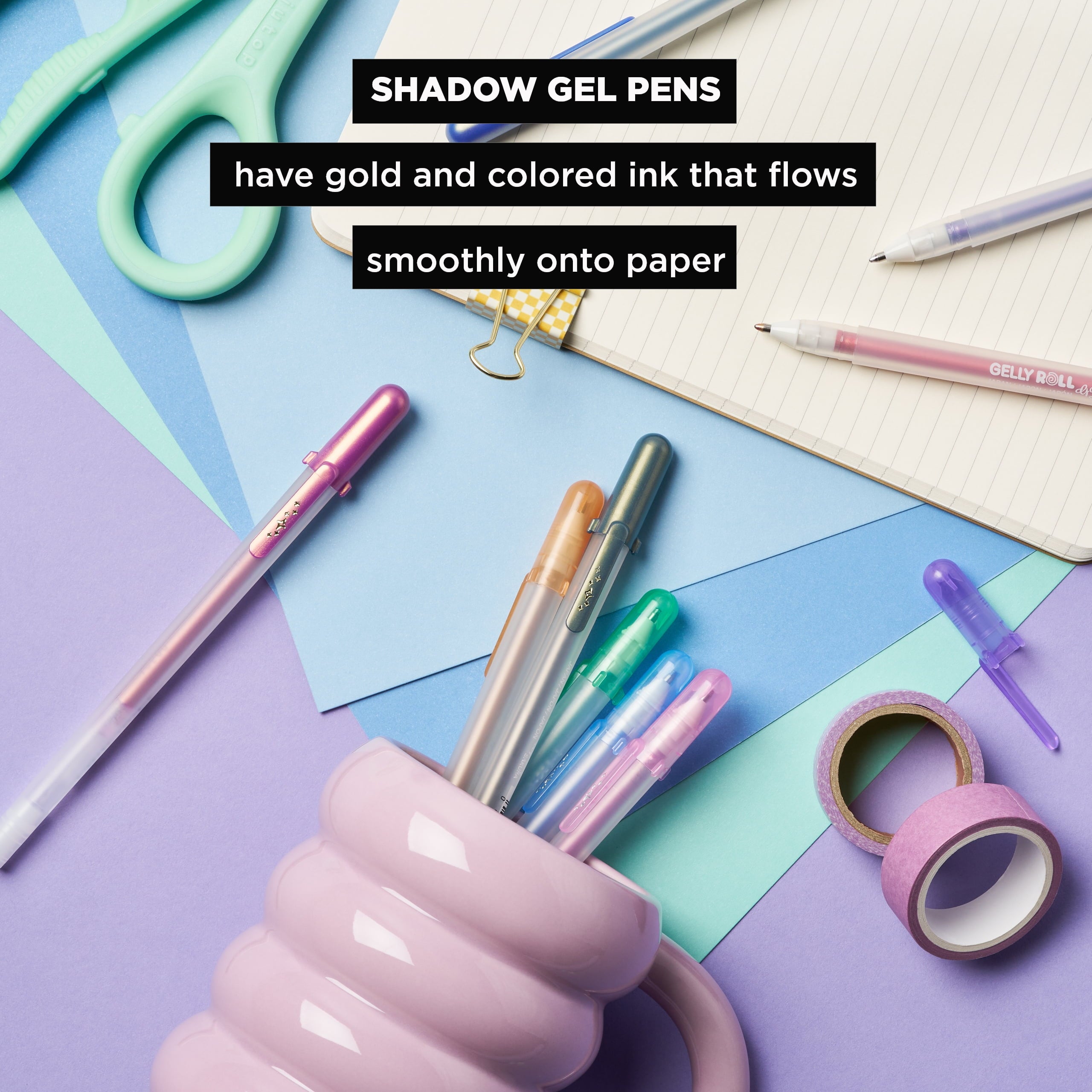Sakura Gelly Roll Pen Set, 5-Colors, Gold Shadow - Image 4