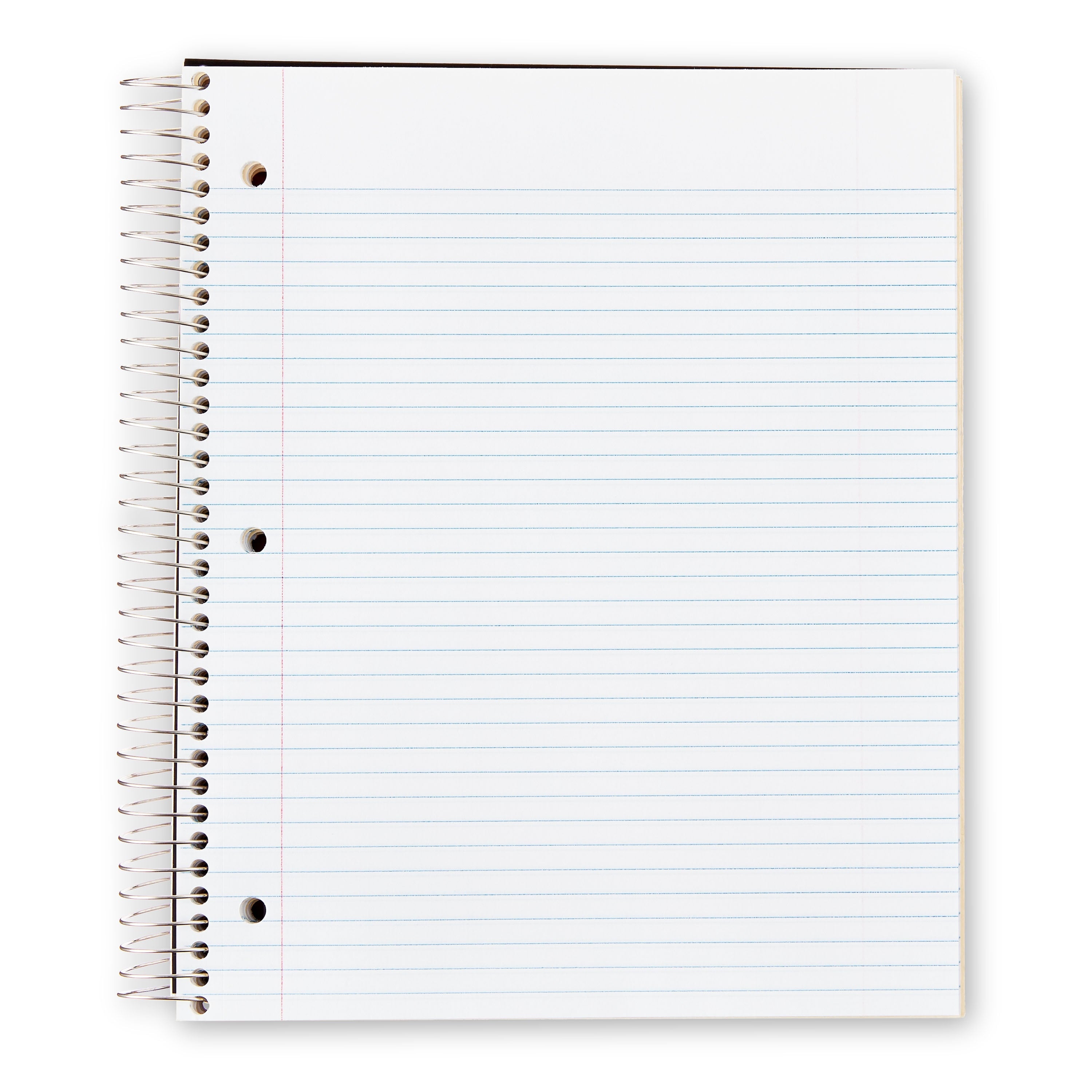 College Ruled 5-Subject Poly Notebook, 9" x 11", Black, 160 Sheets - Image 4