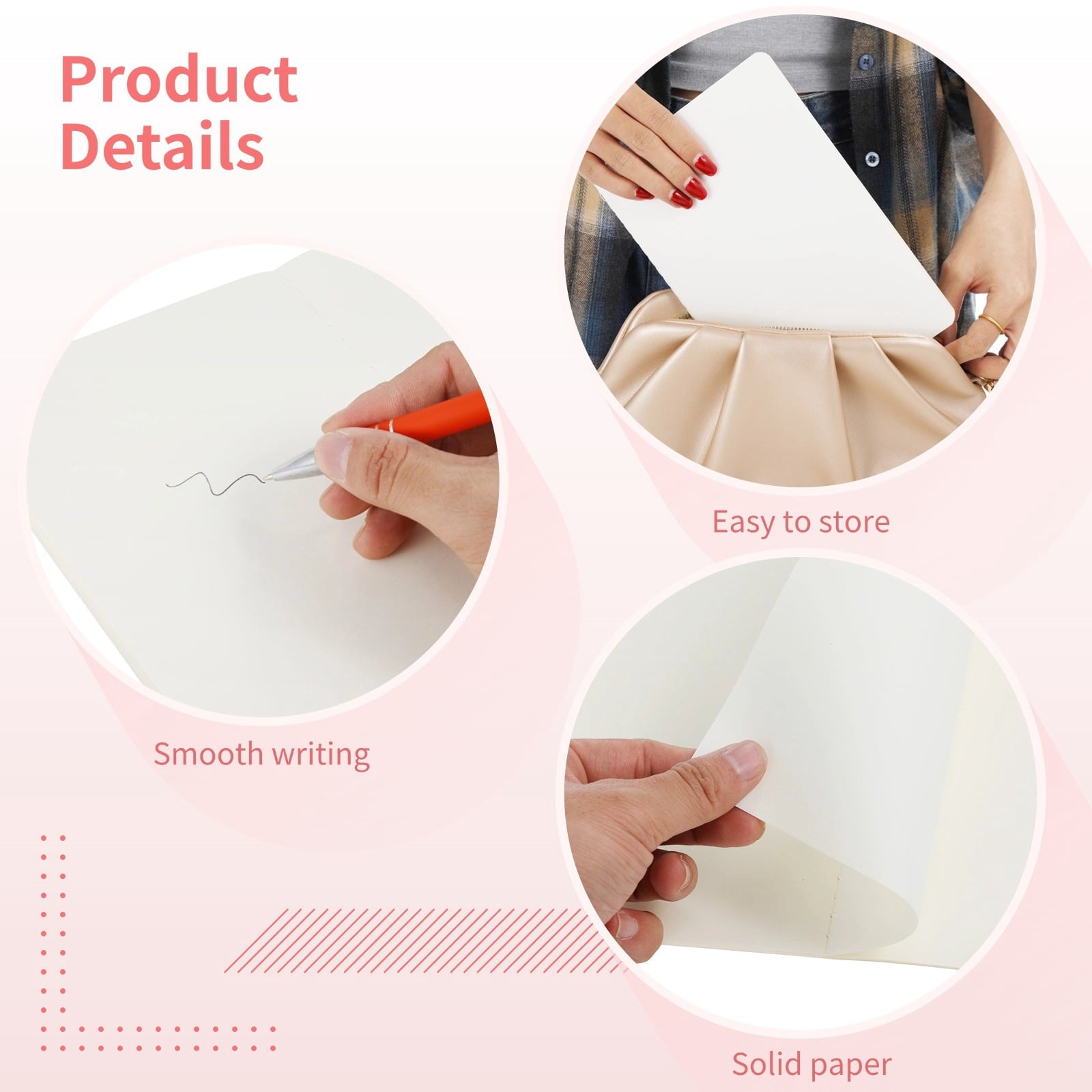 20 Pcs 40 Pages White Hardcover Sketchbook, Blank Sketch Paper for Drawing, Portrait Sketch Paper Books for Notes, Art Sketch Pad for Storie - Image 3