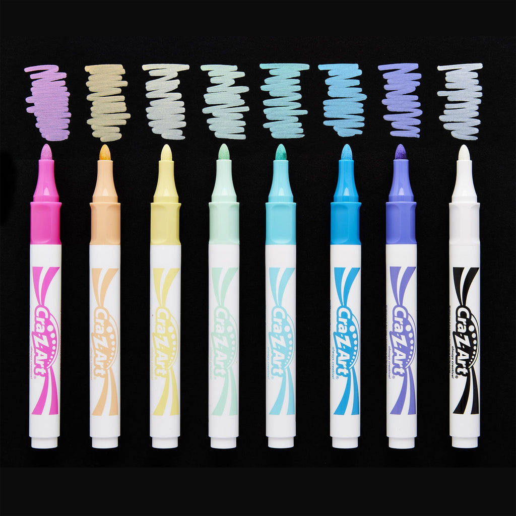Broadline Super Milky Markers, 8 Count - Pastel Markers Perfect For Black Paper, Unique Colors, Quick Dry No Bleed Ma... - Image 6