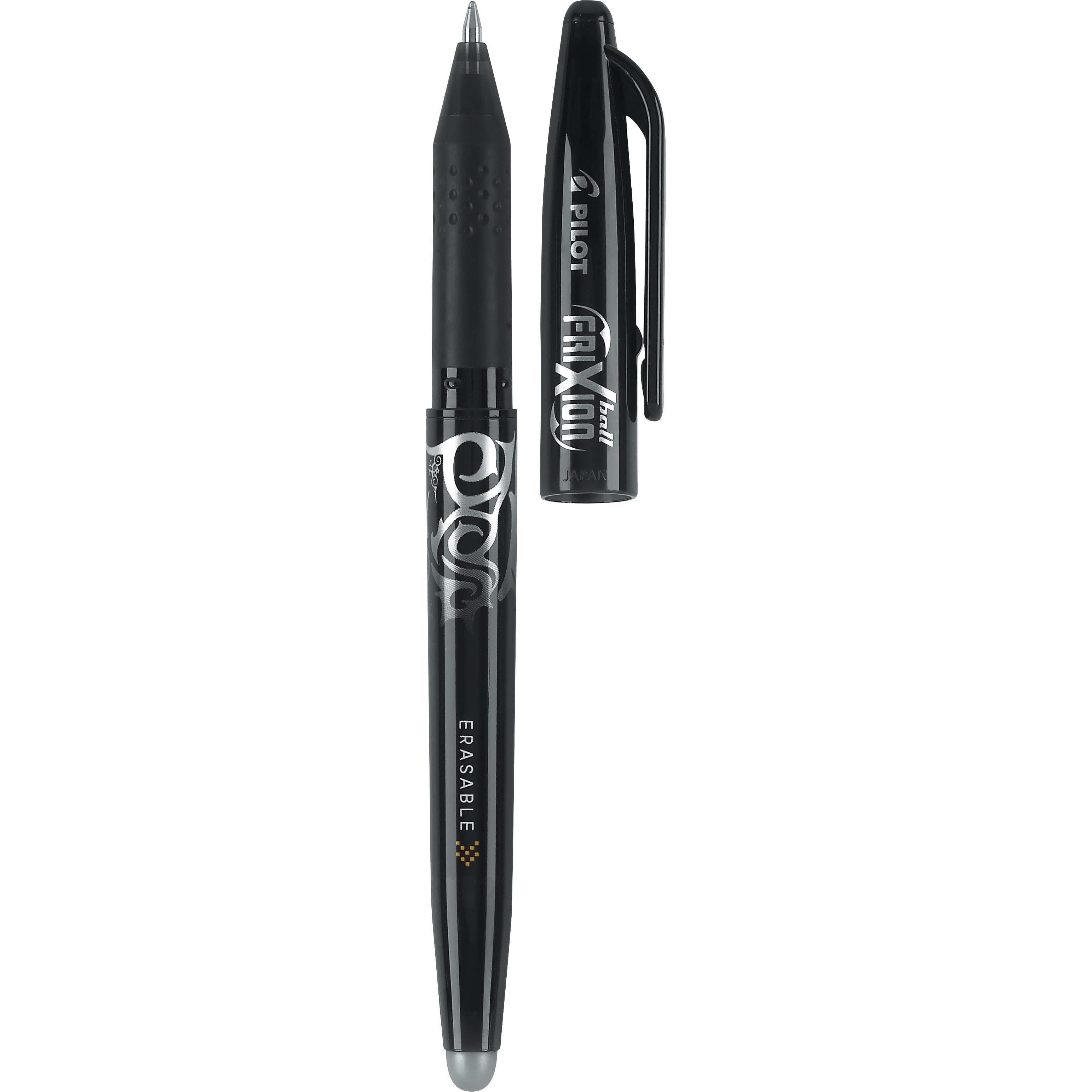 Ball Erasable Gel Pen Set, Fine Point 0.7mm, Black Ink, 12 Pack - Image 6