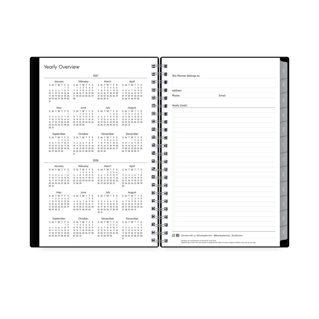 2027 Weekly and Monthly Planner Calendar, Includes January 2027 - December 2027, 5" x 8", Flexible Cover, Wirebound, ... - Image 5