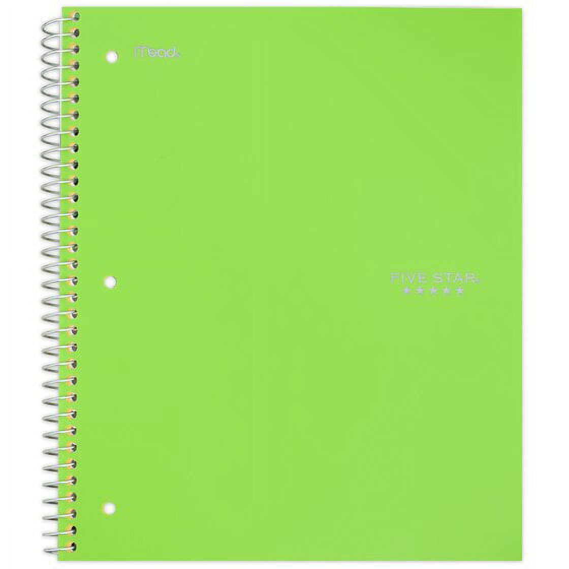 Spiral Notebook, 2 Subject, College Ruled Paper, 120 Sheets, 11" x 8-1/2", Color may vary - Image 5