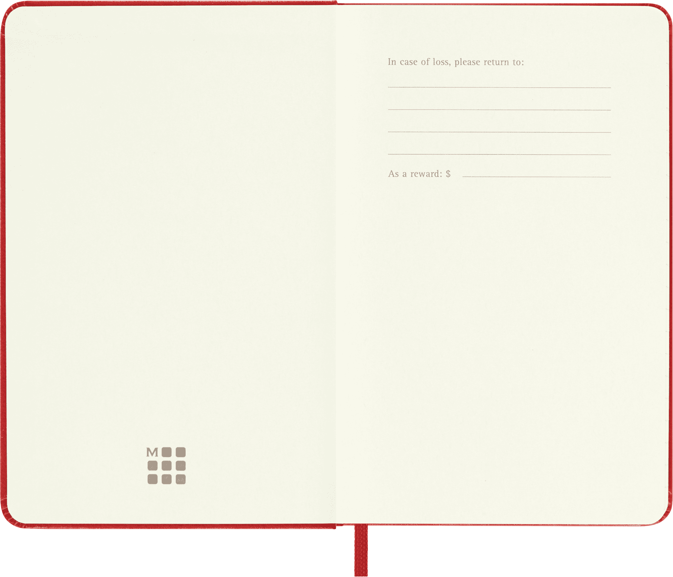 Moleskine Classic Notebook, Hard Cover, Pocket (3.5" x 5.5"), Ruled, Scarlet Red, 192 Pages - Image 3