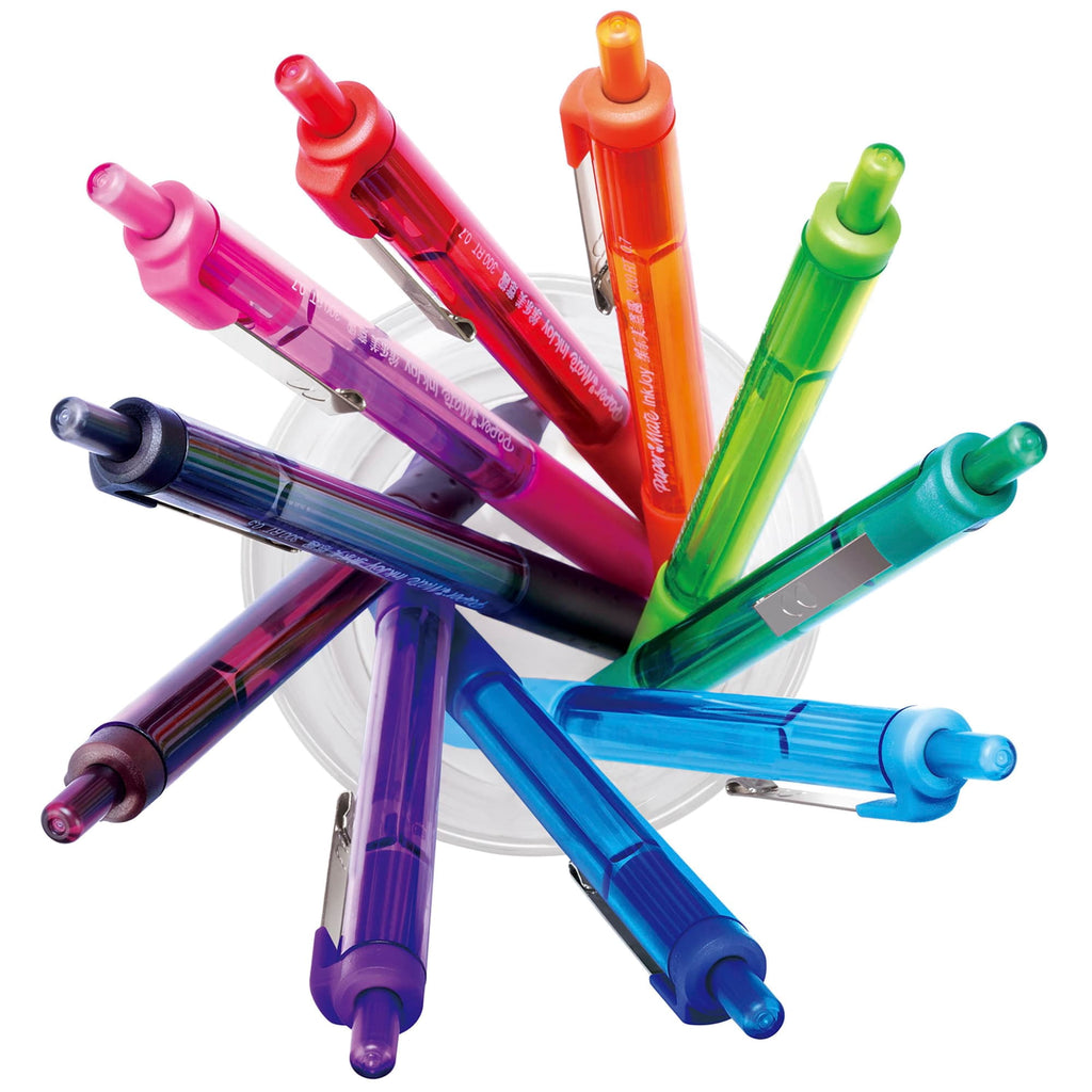 Paper Mate InkJoy Retractable Ballpoint Pen, 1.0 mm, Assorted Colors, 8 Count - Image 6