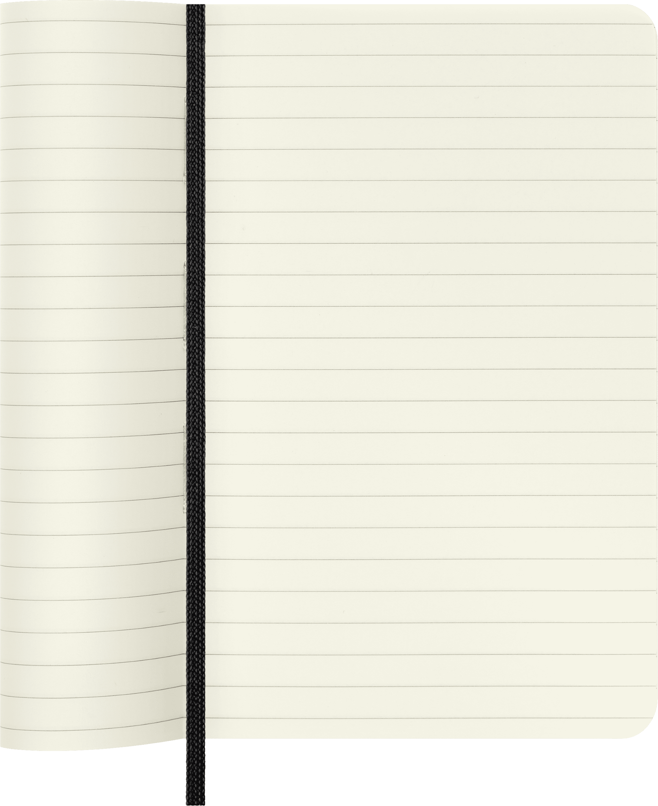 Classic Notebook, Soft Cover, Pocket (3.5" x 5.5"), Ruled, Black - Image 3