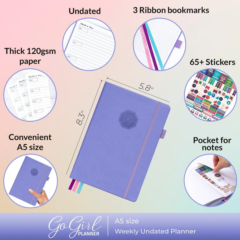 GoGirl Weekly Planner - A5 - Image 3