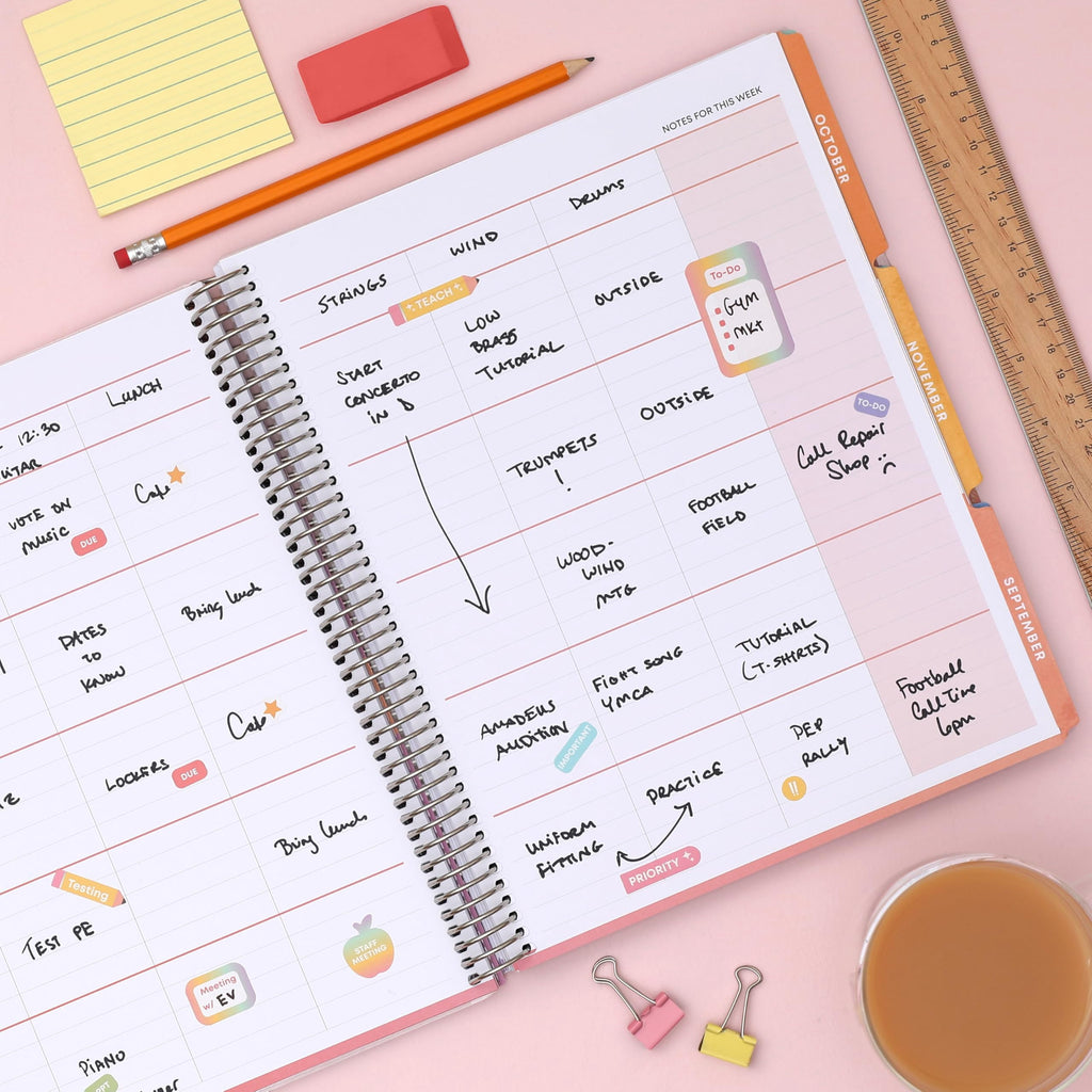 Teachwell 2026-2027 Weekly and Monthly Academic Year Teacher Lesson Planner Calendar, July 2026 - June 2027, 8.5" x 1... - Image 2