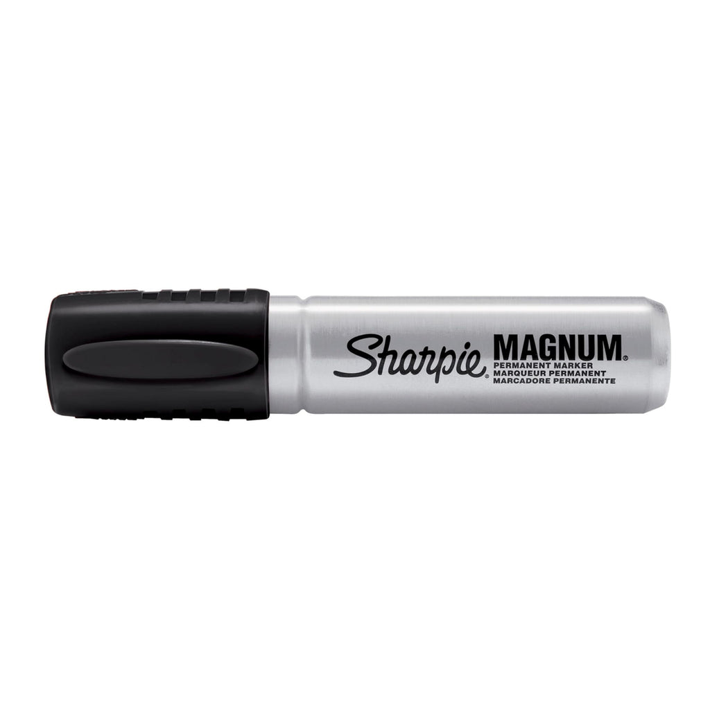 Magnum Permanent Marker, Oversized Chisel Tip, Great for Poster Boards, Black, 1 Count - Image 2