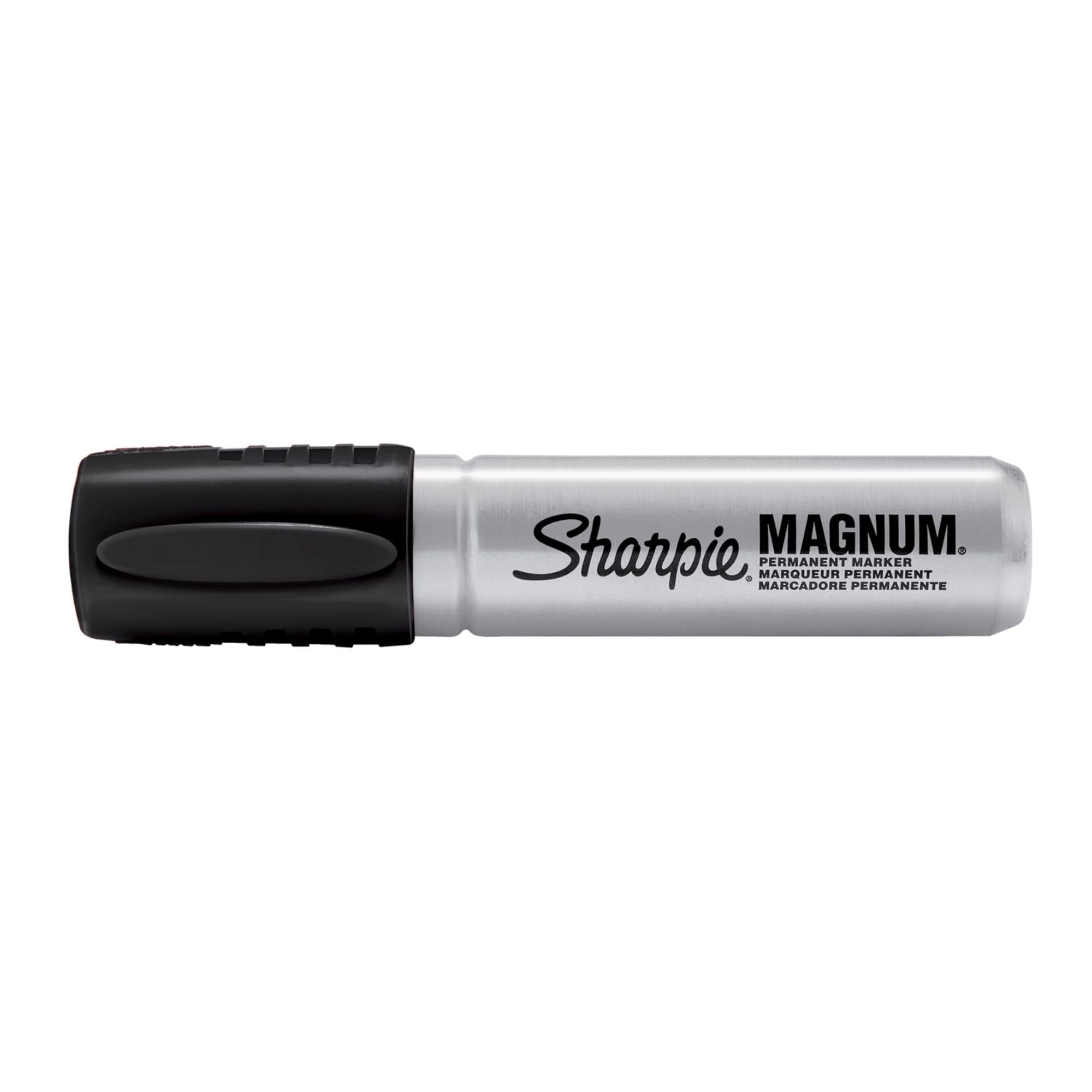 Magnum Permanent Marker, Oversized Chisel Tip, Great for Poster Boards, Black, 1 Count - Image 2