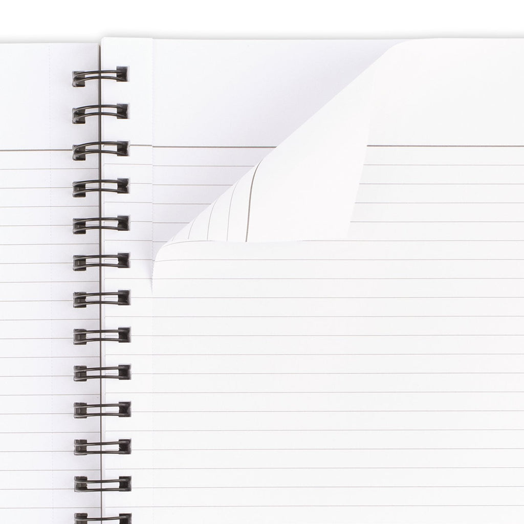Cambridge Fashion Notebook, 80 Sheets, 8.5" x 11", Gray Geo - Image 3