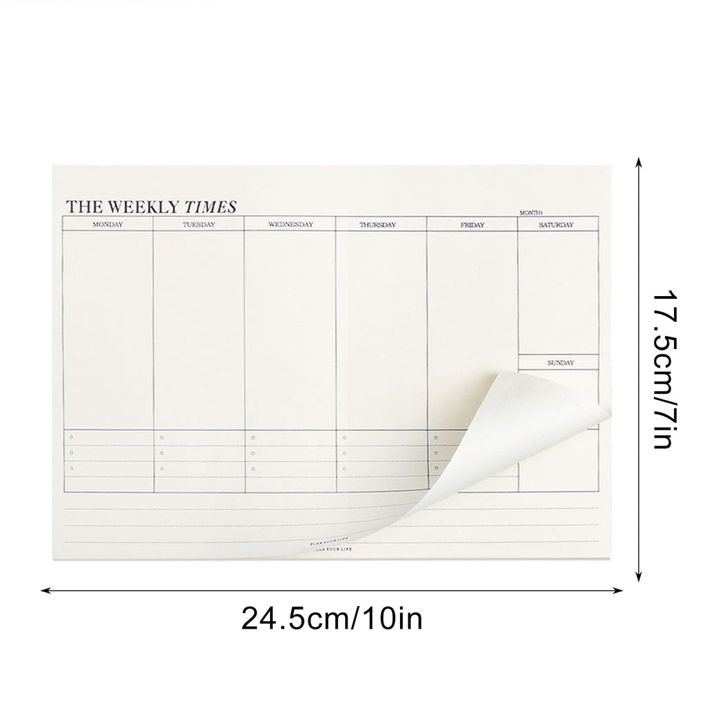 65 Pad, Undated 6.9x9.6'' Planner Notepad, Tear Off To-Do List Notepad, Organizer for Students, Office Supplie for Wo... - Image 4